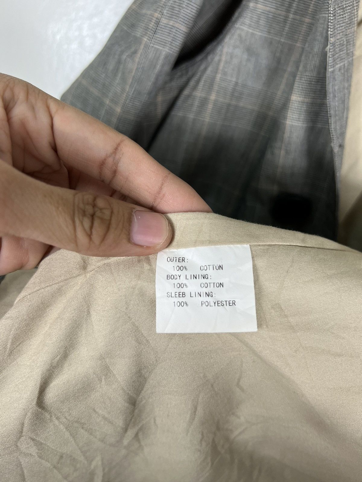 Baracuta 🔥 BARACUTA BLUE LINE CHECKER TRENCH COAT Size US M / EU 48-50 / 2 - 14 Thumbnail