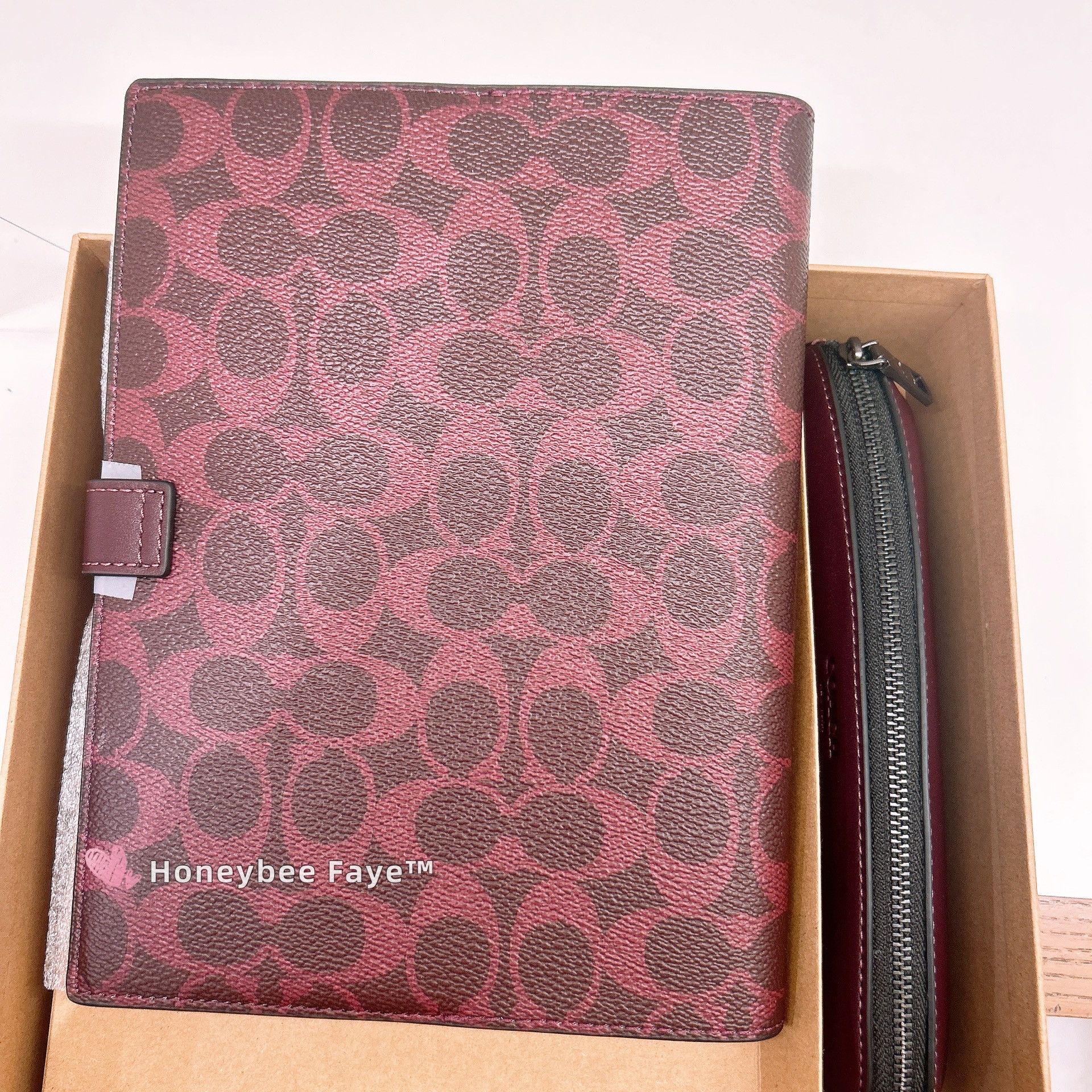 Coach Boxed Notebook And Pencil Case Set In Signature Canvas Size ONE SIZE - 4 Thumbnail