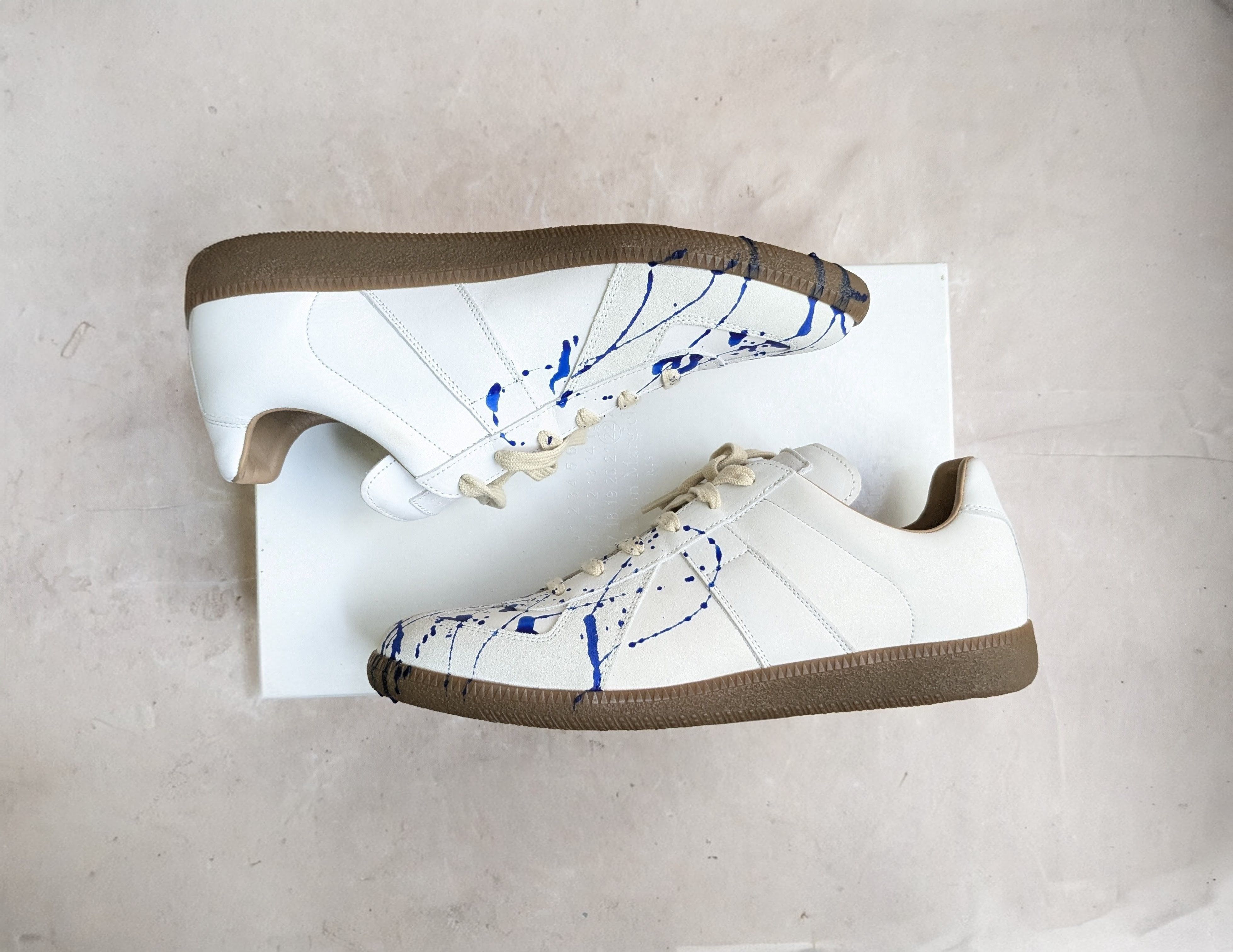 Maison Margiela GAT Replica Paint Splatter Blue 10 43