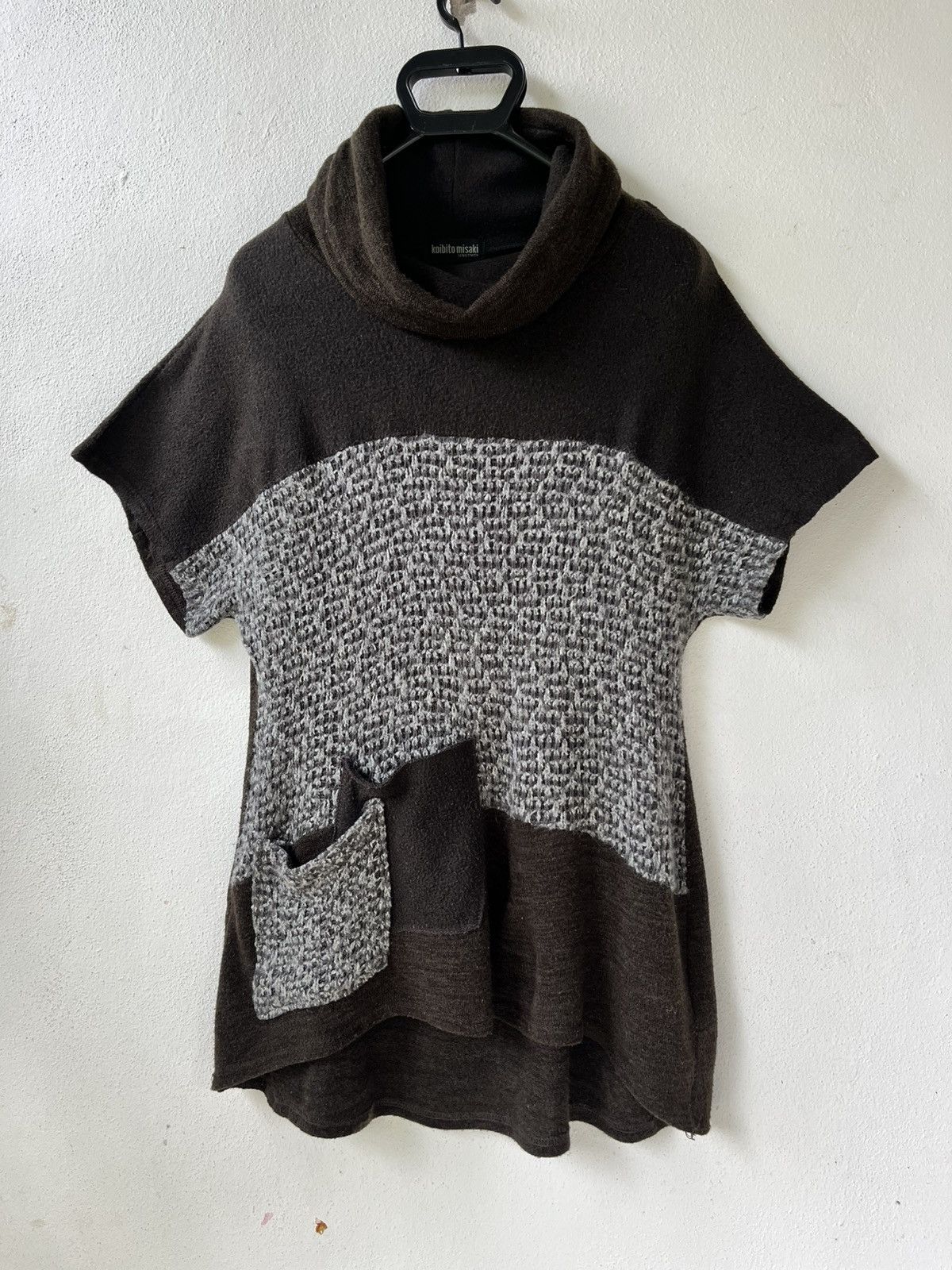 Japanese Brand KOIBITO MISAKI Avant Garde color block Tunic Top Size S / US 4 / IT 40 - 1 Thumbnail
