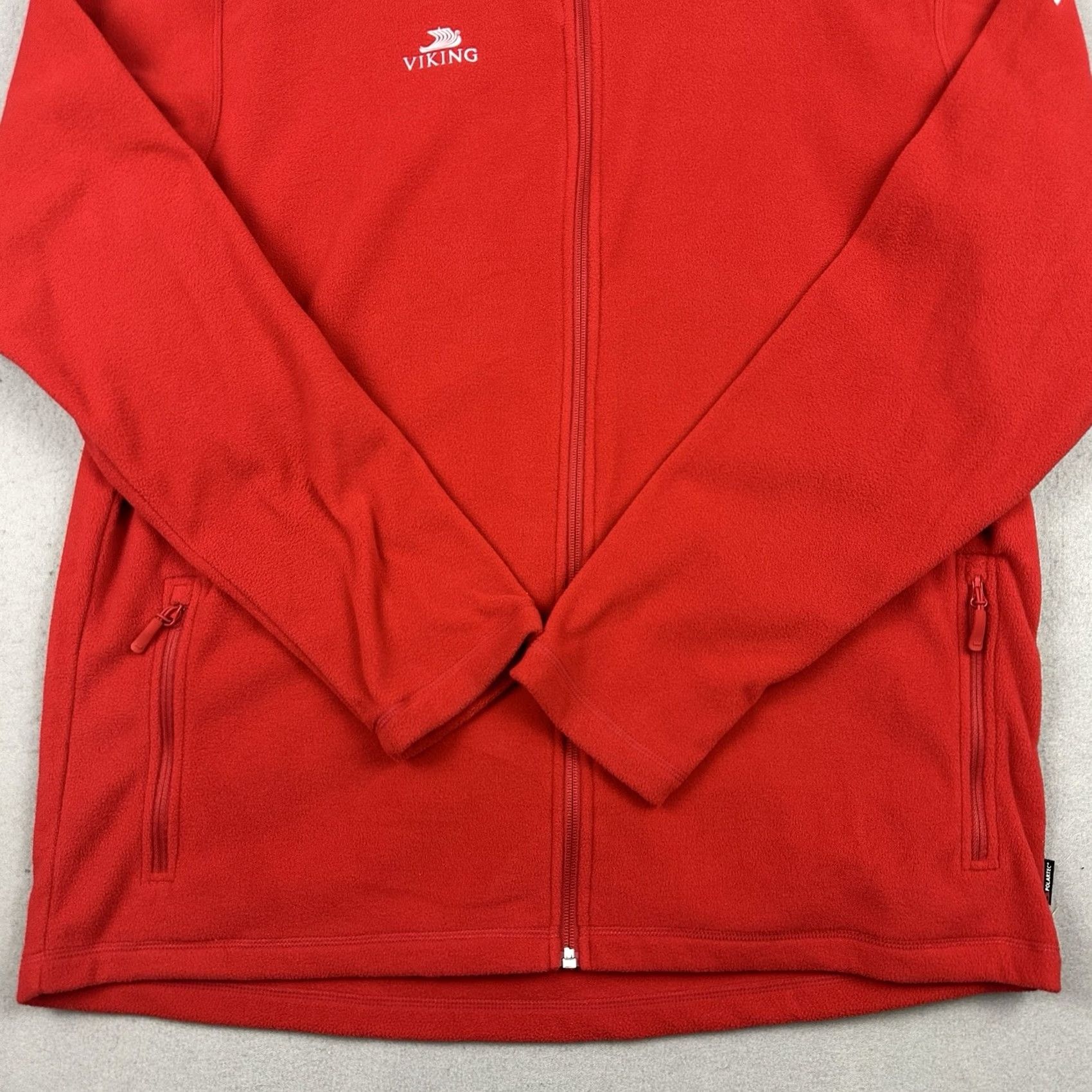 Helly Hansen Helly Hanson Jacket Red Full Zip Fleece Polarrtec Pockets XL Men Size US XL / EU 56 / 4 - 3 Thumbnail