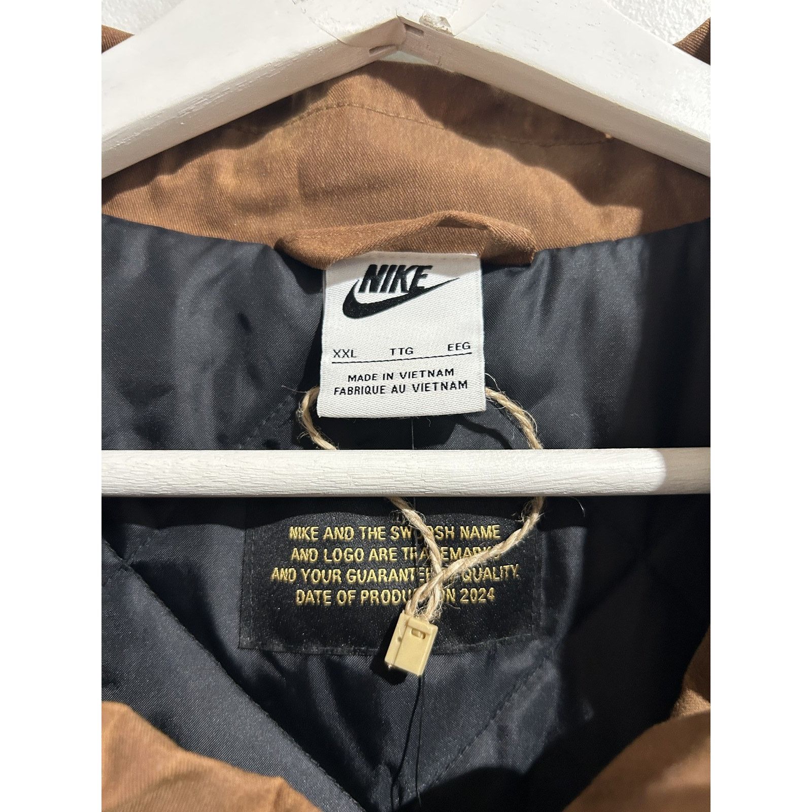 Nike NIKE WAXED CANVAS WORK JACKET SIZE XXL NEW Size US XXL / EU 58 / 5 - 4 Thumbnail