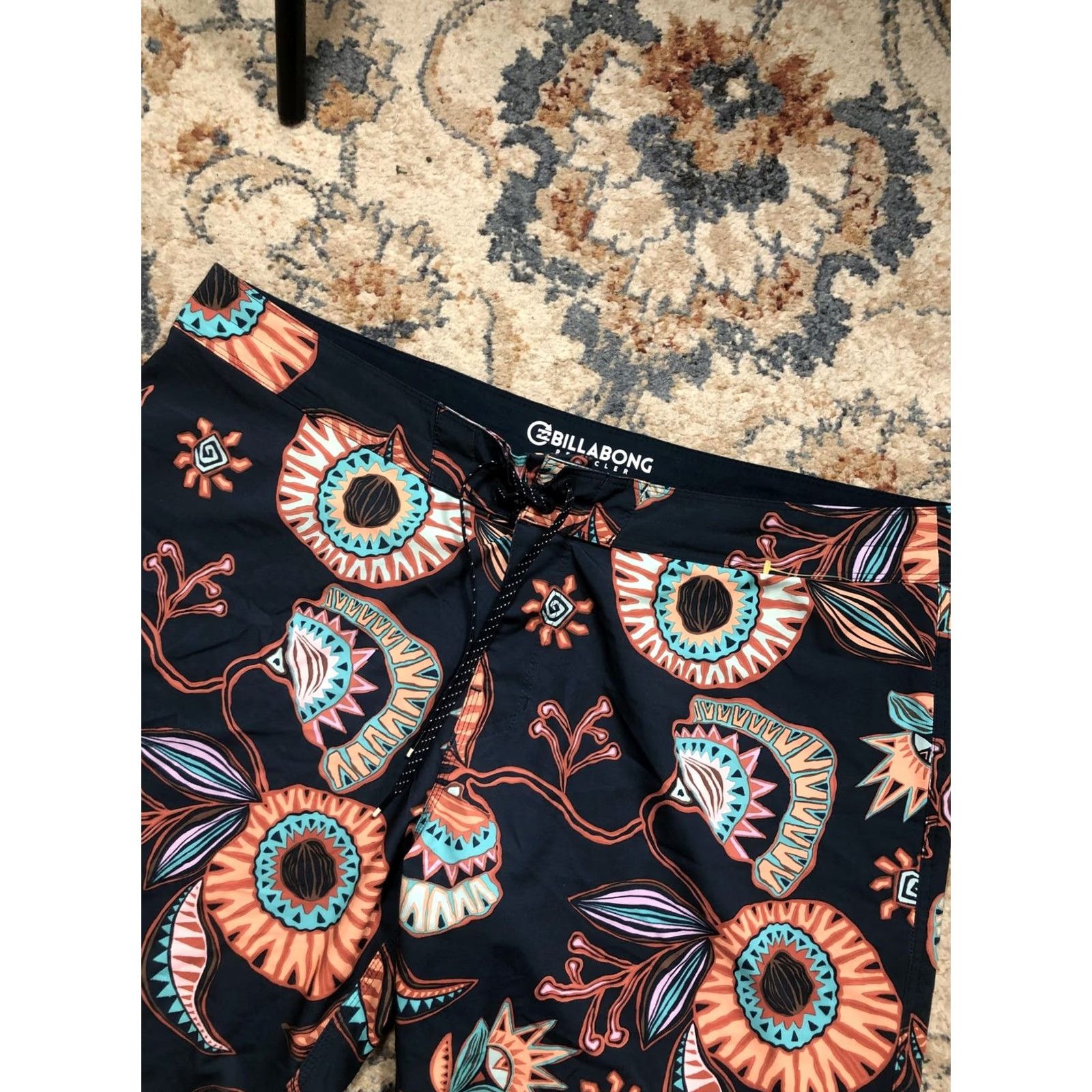 Billabong Billabong Board Shorts Mens 40 Multicolor Sundays Airlite Floral Quick Dry Swim Trunks Beach Surfing Tropical Pattern Mens Size US 40 / EU 56 - 6 Thumbnail