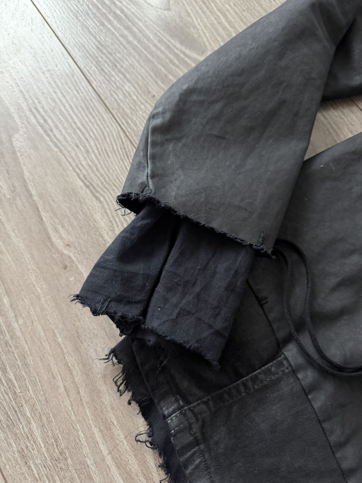 Boris Bidjan Saberi Boris Bidjan Saberi AW09-10 JP2 Waxed Perforated Lamb JCKT Size US M / EU 48-50 / 2 - 12 Thumbnail