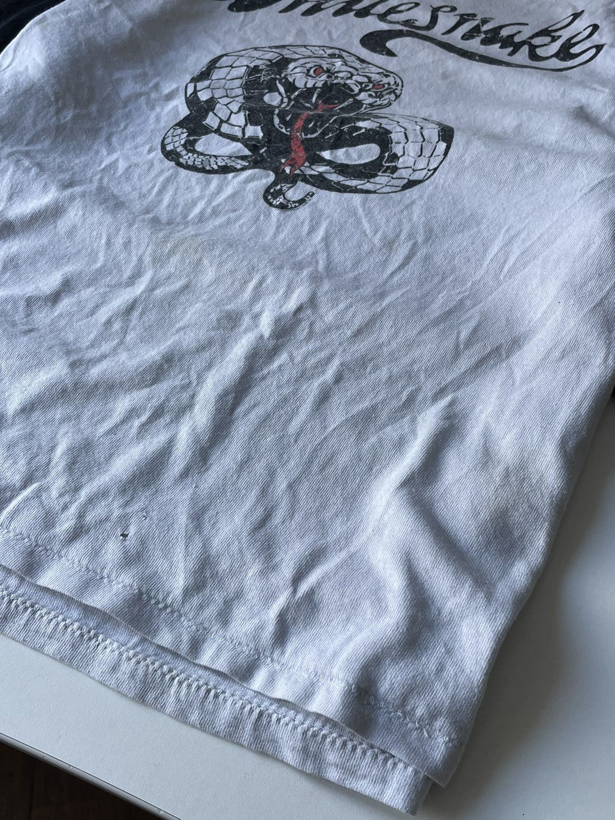 Band Tees × Vintage White Snake 90’s Tour Long Sleeve Vintage Anvil Rock Size US L / EU 52-54 / 3 - 9 Thumbnail