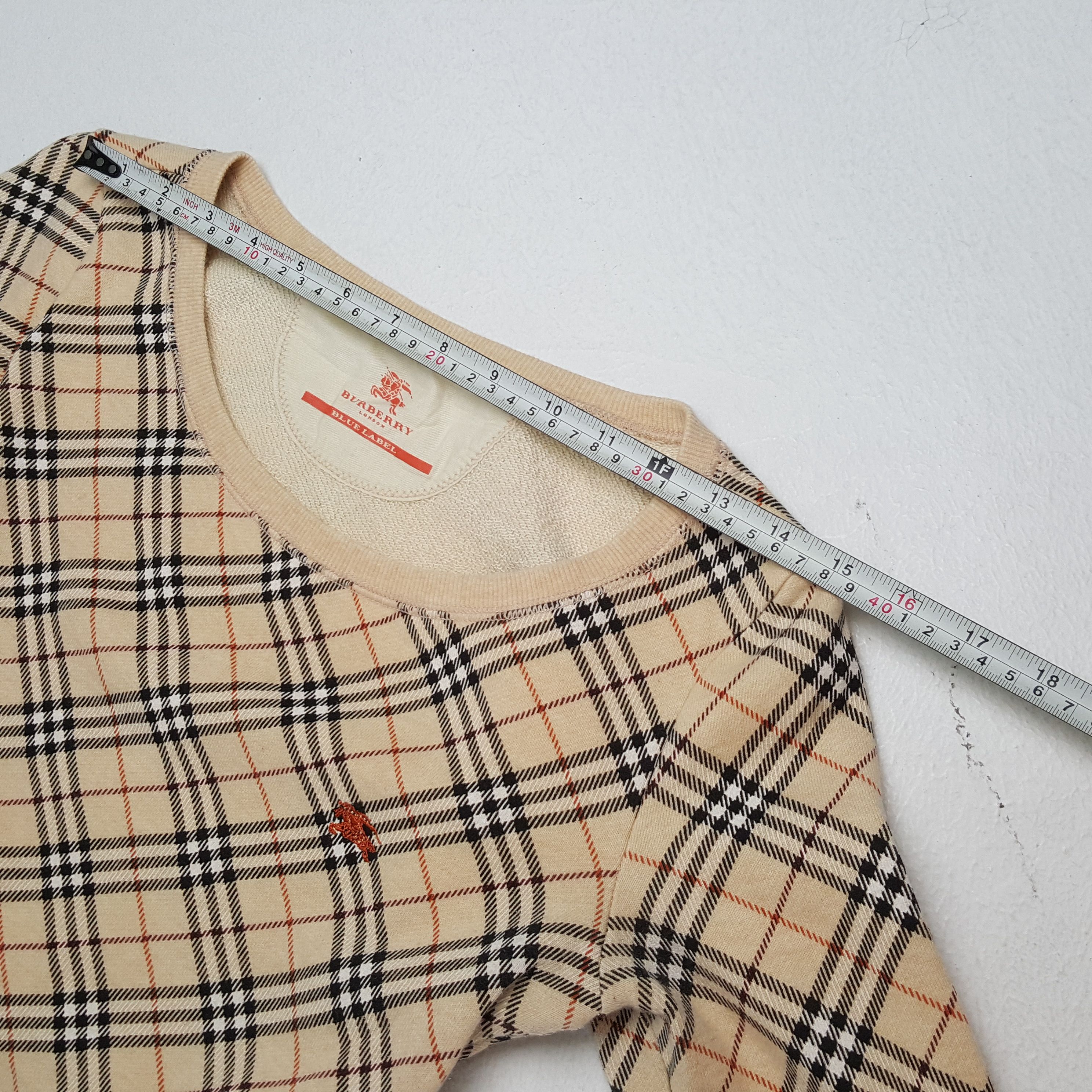 Burberry × Japanese Brand × Vintage Vintage BURBERRY LONDON BLUE LABEL Brand Sweatshirts Size XS / US 0-2 / IT 36-38 - 5 Thumbnail