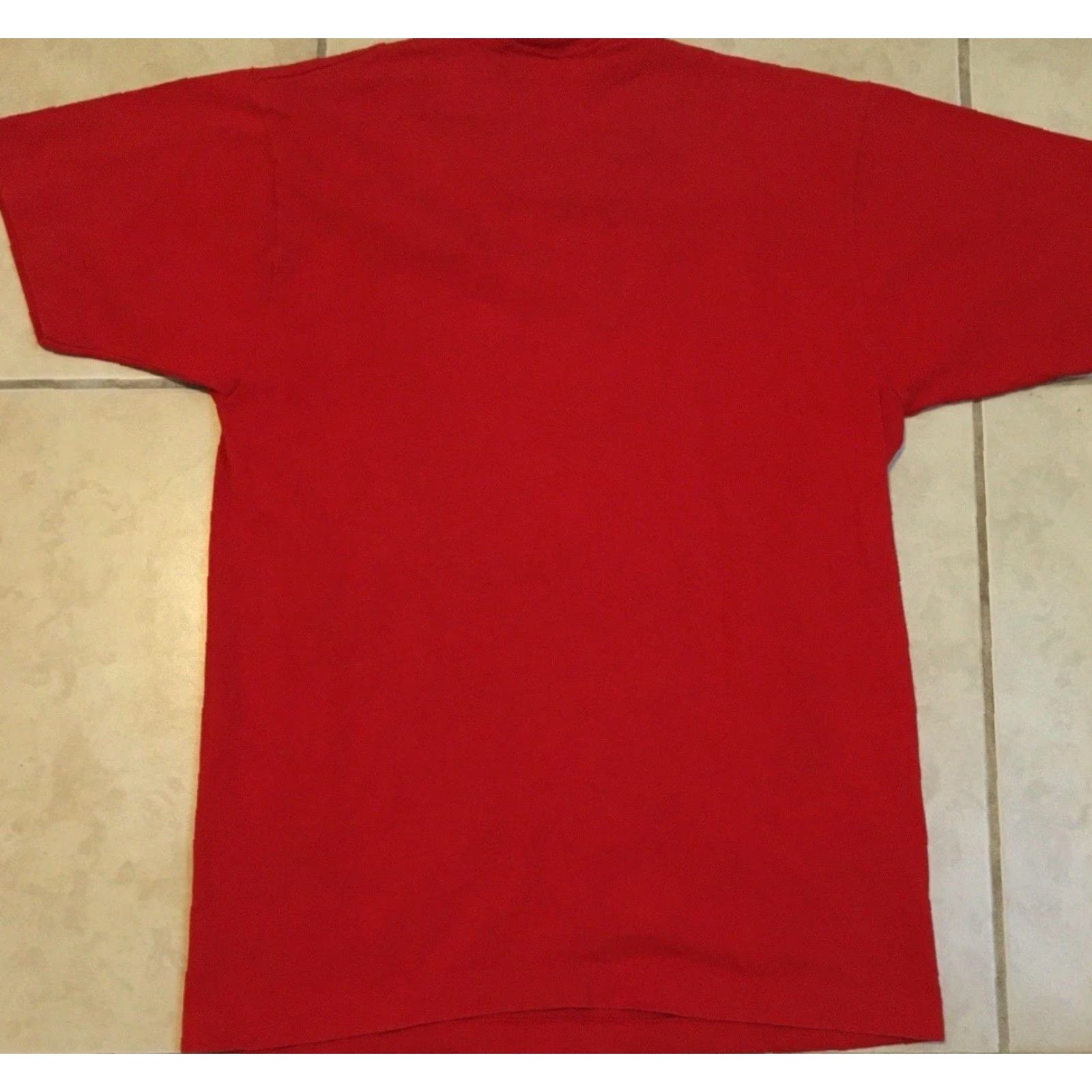 Vintage VINTAGE 90s Wildcat School Shirt M USA Red Single Stitch T-Shirt Crew Neck Short Sleeve Graphic Tee College Grunge 80s Sports University USA Mens Size US M / EU 48-50 / 2 - 4 Thumbnail