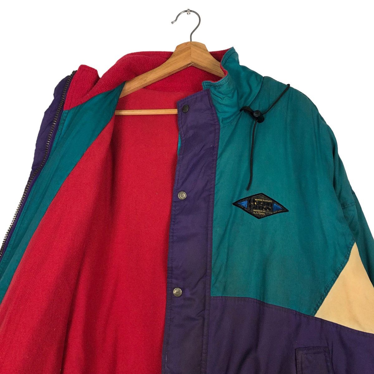 Japanese Brand 🔥Multi Colour Biker Jacket Sohshin Parachute Cargo Pockets Size US L / EU 52-54 / 3 - 13 Thumbnail