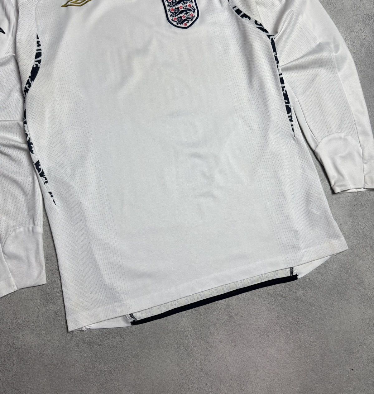 Umbro England 2007 2008 2009 Home Shirt Jersey Long Sleeve Umbro Size US L / EU 52-54 / 3 - 4 Thumbnail