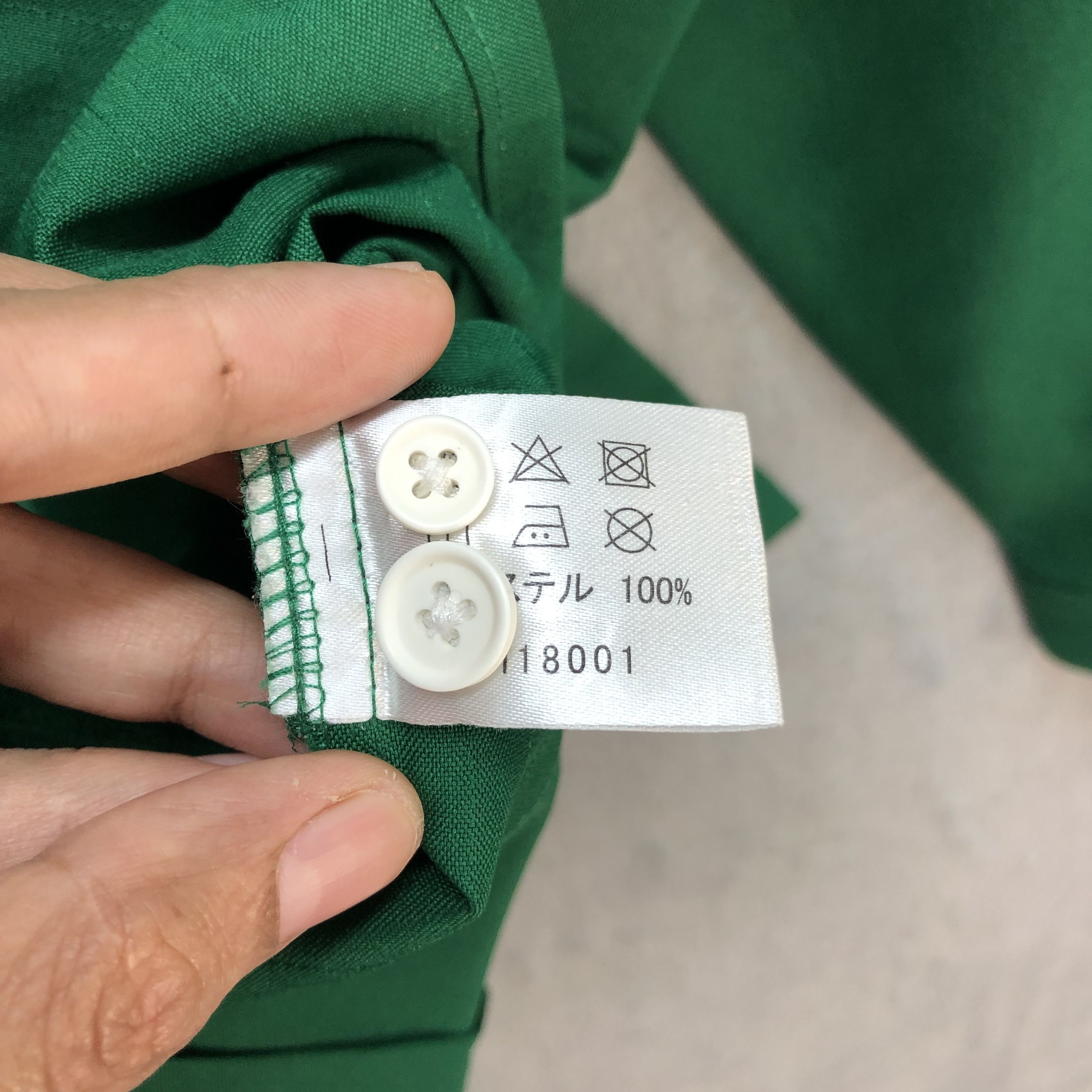 Japanese Brand 7 ELEVEN GREEN LONG SLEEVE UNIFORM JACKET #7324-129 Size US M / EU 48-50 / 2 - 7 Thumbnail