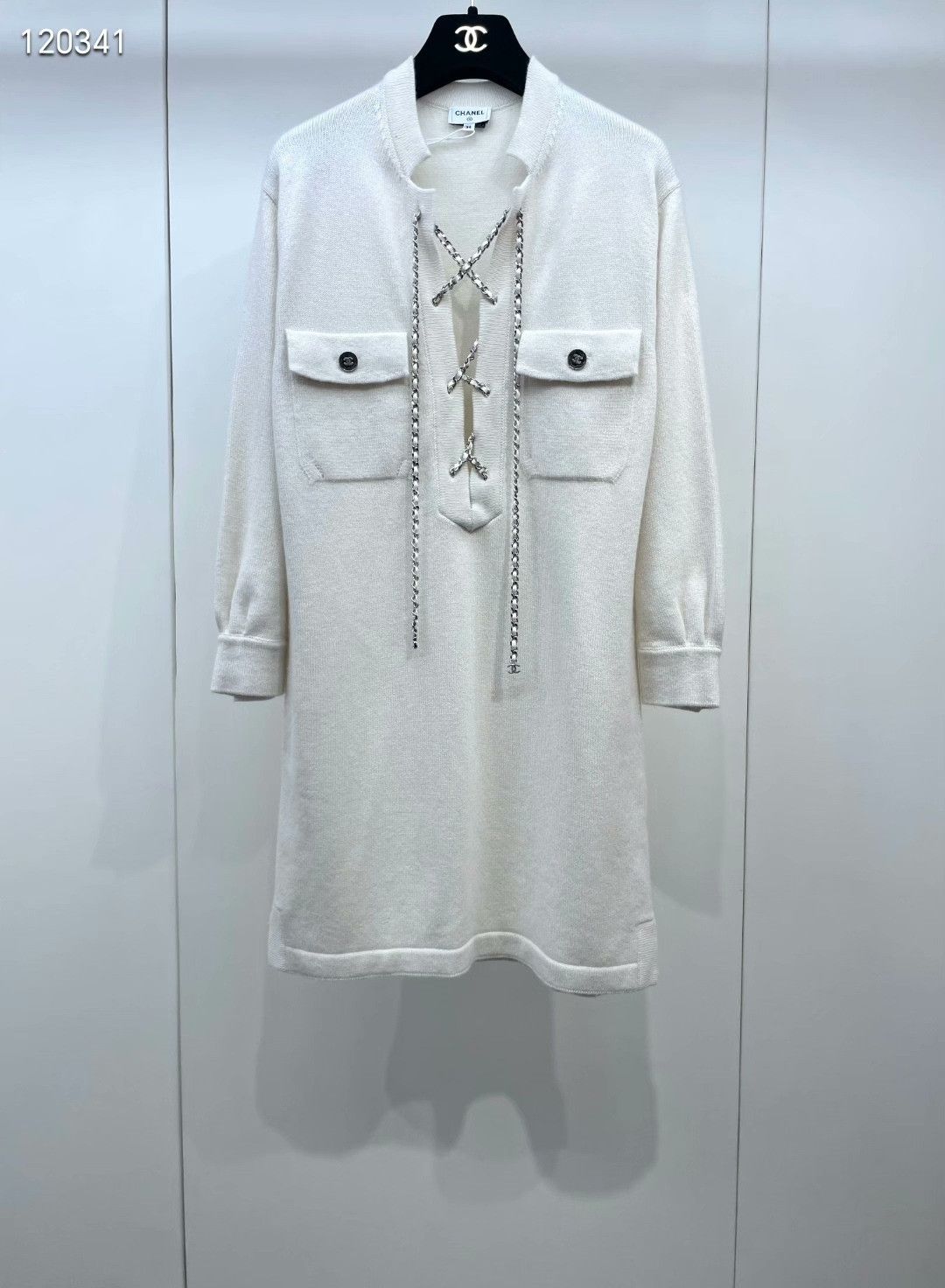 Chanel Chanel 23P Chain Knit Dress Size XXS / US 00 / IT 34 - 1 Thumbnail