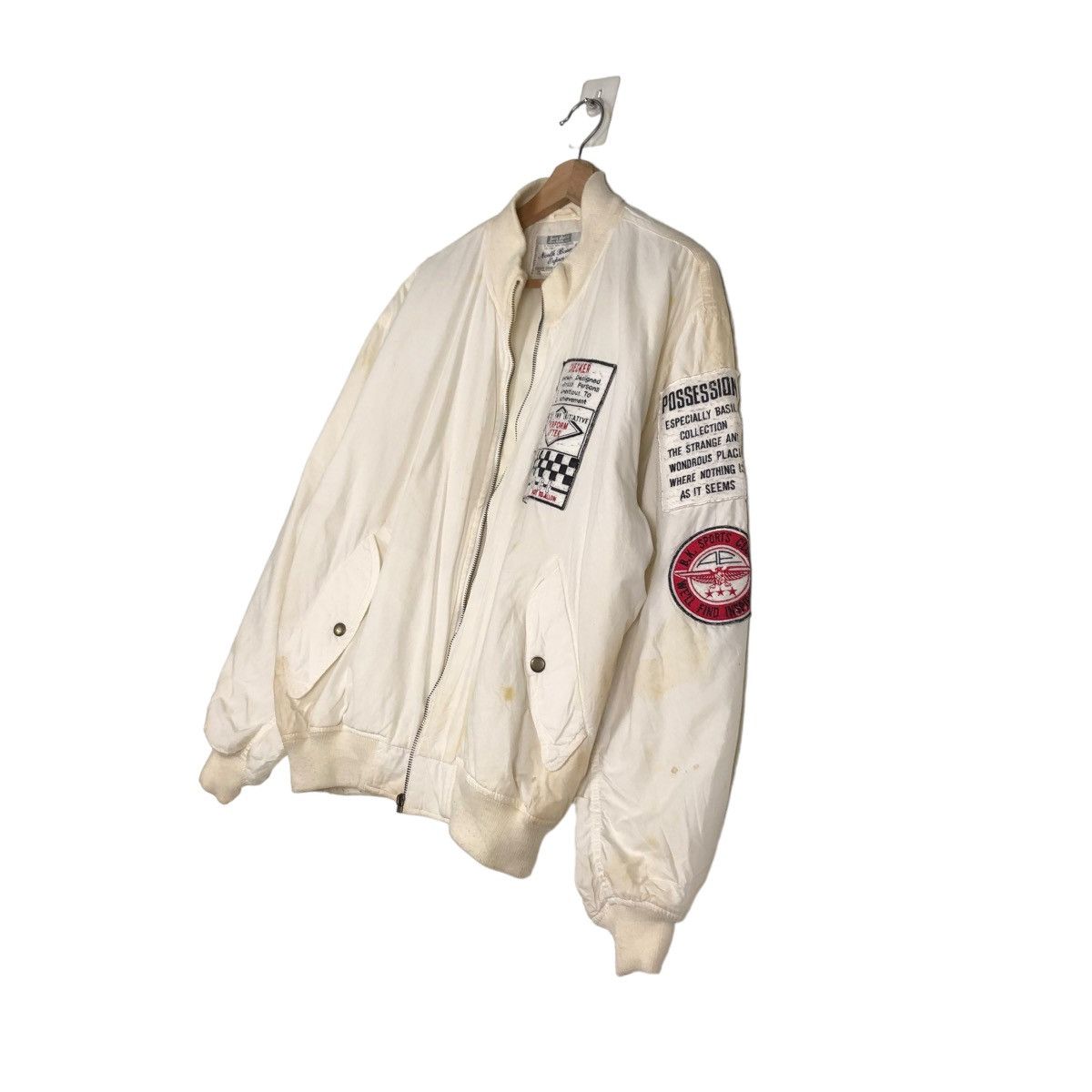 Japanese Brand 🔥VINTAGE BOMBER JACKET BIKER NORTH BOUND EXPRESS Size US M / EU 48-50 / 2 - 2 Thumbnail