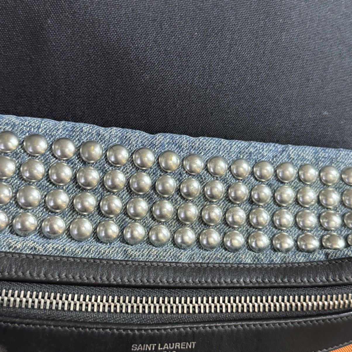 Saint Laurent Paris Saint Laurent Palm Studded City Backpack Size ONE SIZE - 4 Thumbnail