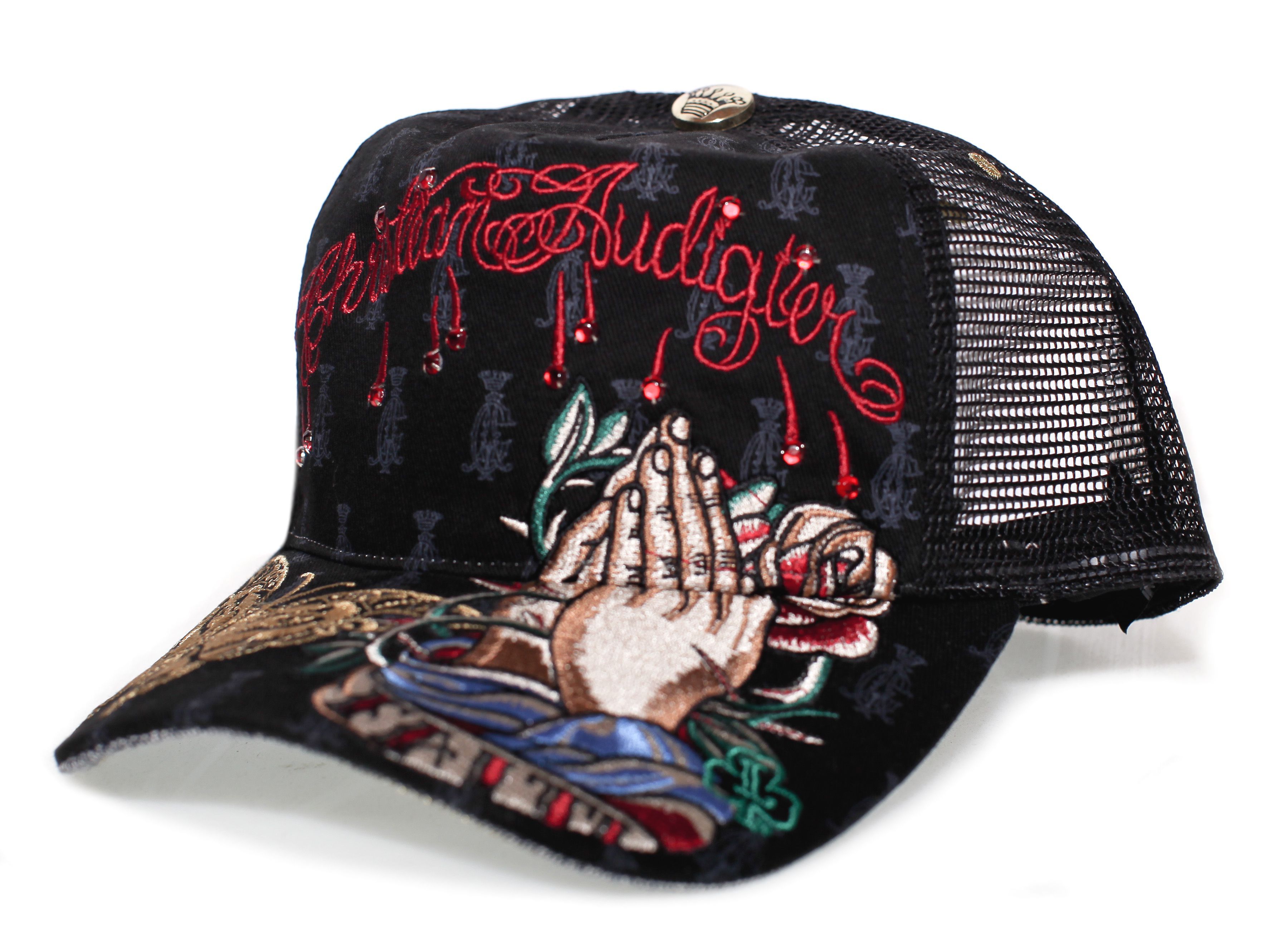Other Christian Audigier Vintage/Authentic hats Unisex Faith Black Size ONE SIZE - 1 Thumbnail