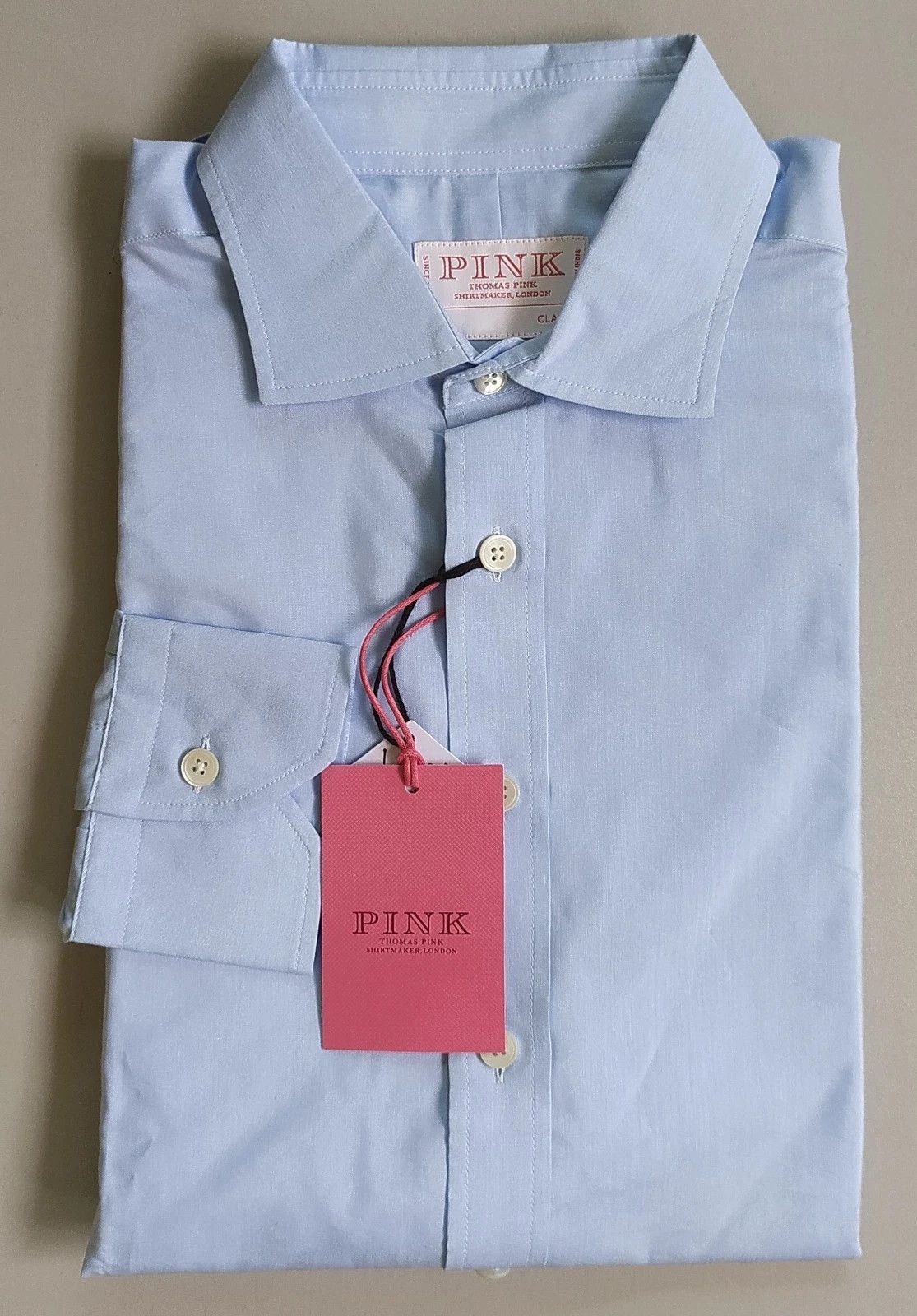 Thomas Pink Thomas Pink Formal Classic Fit Shirt T / 0011 Size US L / EU 52-54 / 3 - 1 Thumbnail