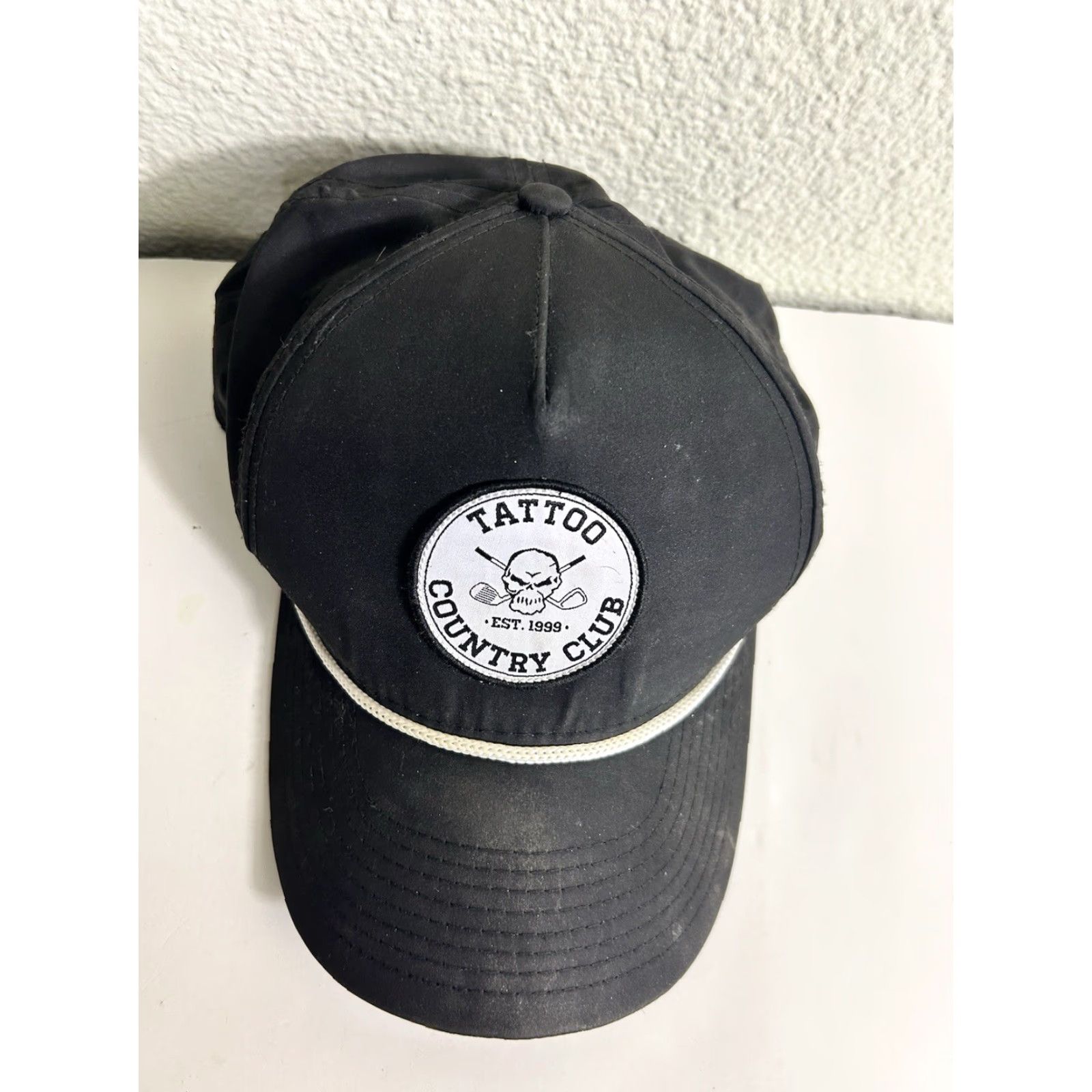 Vintage Tattoo Country Club SnapBack Baseball Hat Black Golf Adjustable Men Adult Adjustable Hat Size ONE SIZE - 6 Thumbnail