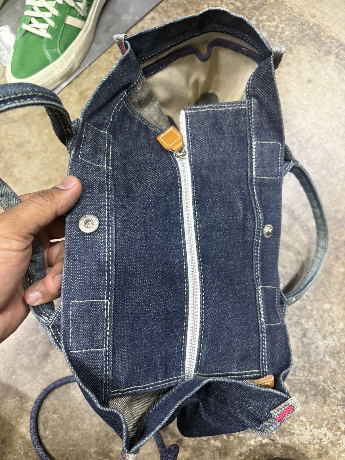 Japanese Brand × Yohji Yamamoto Yohji Yamamoto Y’saccs denim tote bag Size ONE SIZE - 4 Thumbnail