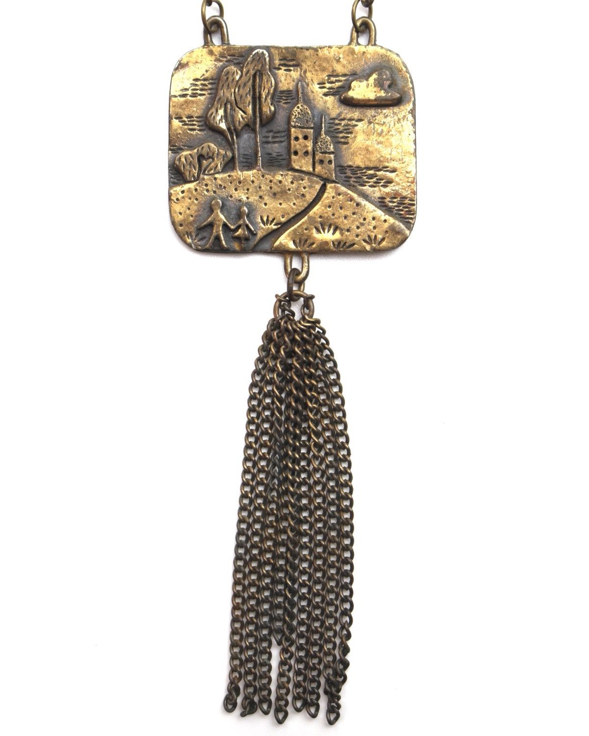 Hysteric Glamour 2000S JAPANESE MADE COUNTRYSIDE RELIEF CHARM TASSEL NECKLACE Size ONE SIZE - 2 Thumbnail