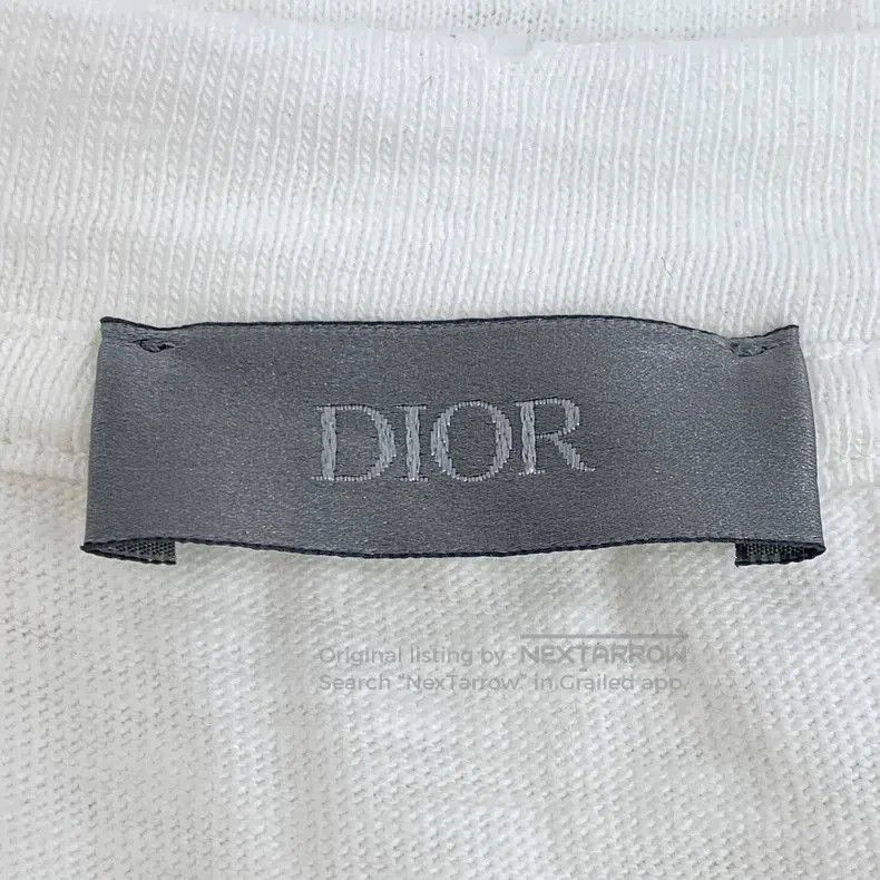 Dior Dior White Distressed Logo Print T. Size US M / EU 48-50 / 2 - 6 Thumbnail