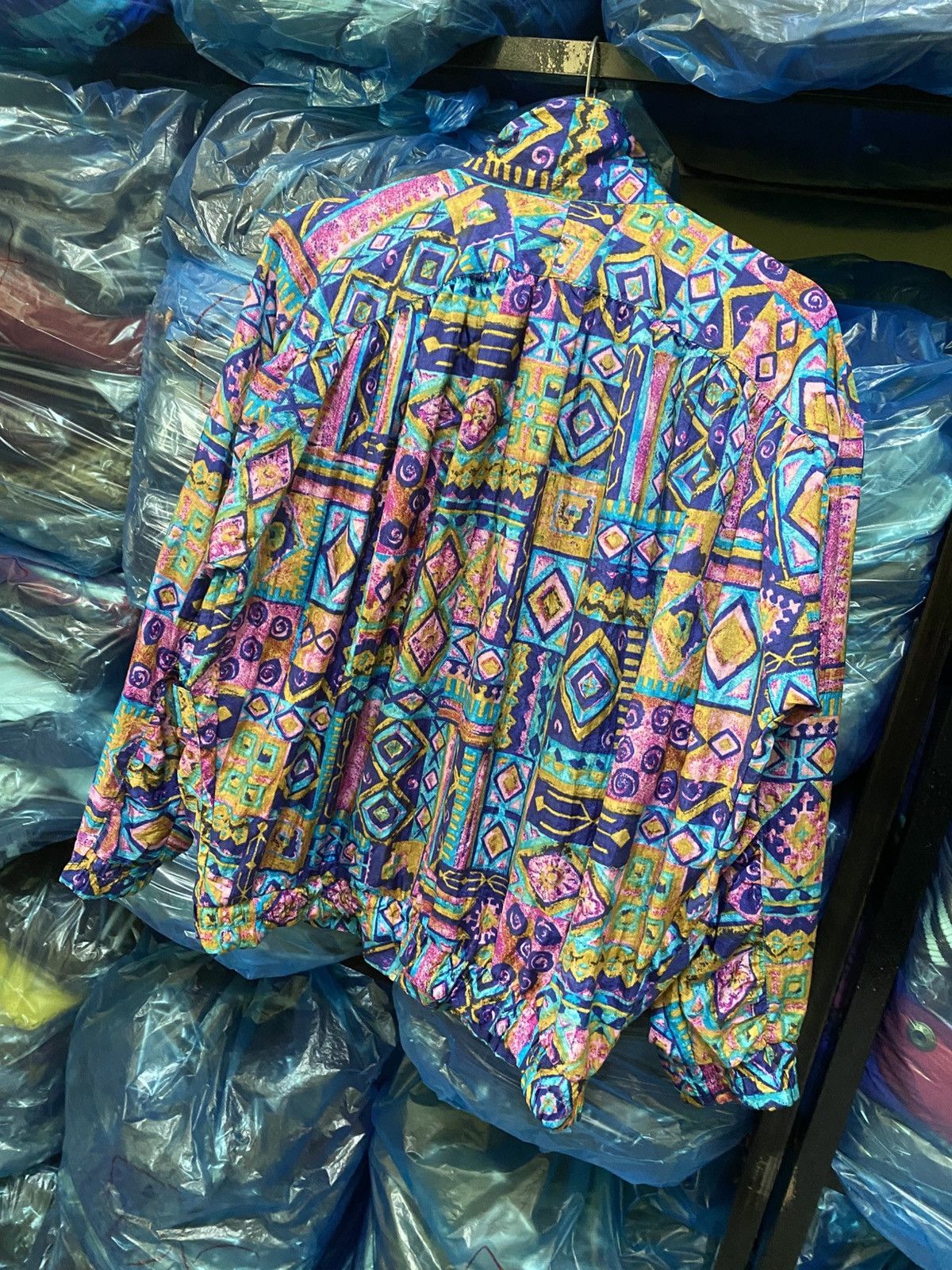 Jantzen VINTAGE 80S JANTZEN ABSTRACT JACKET MADE IN JAPAN Size US M / EU 48-50 / 2 - 9 Thumbnail