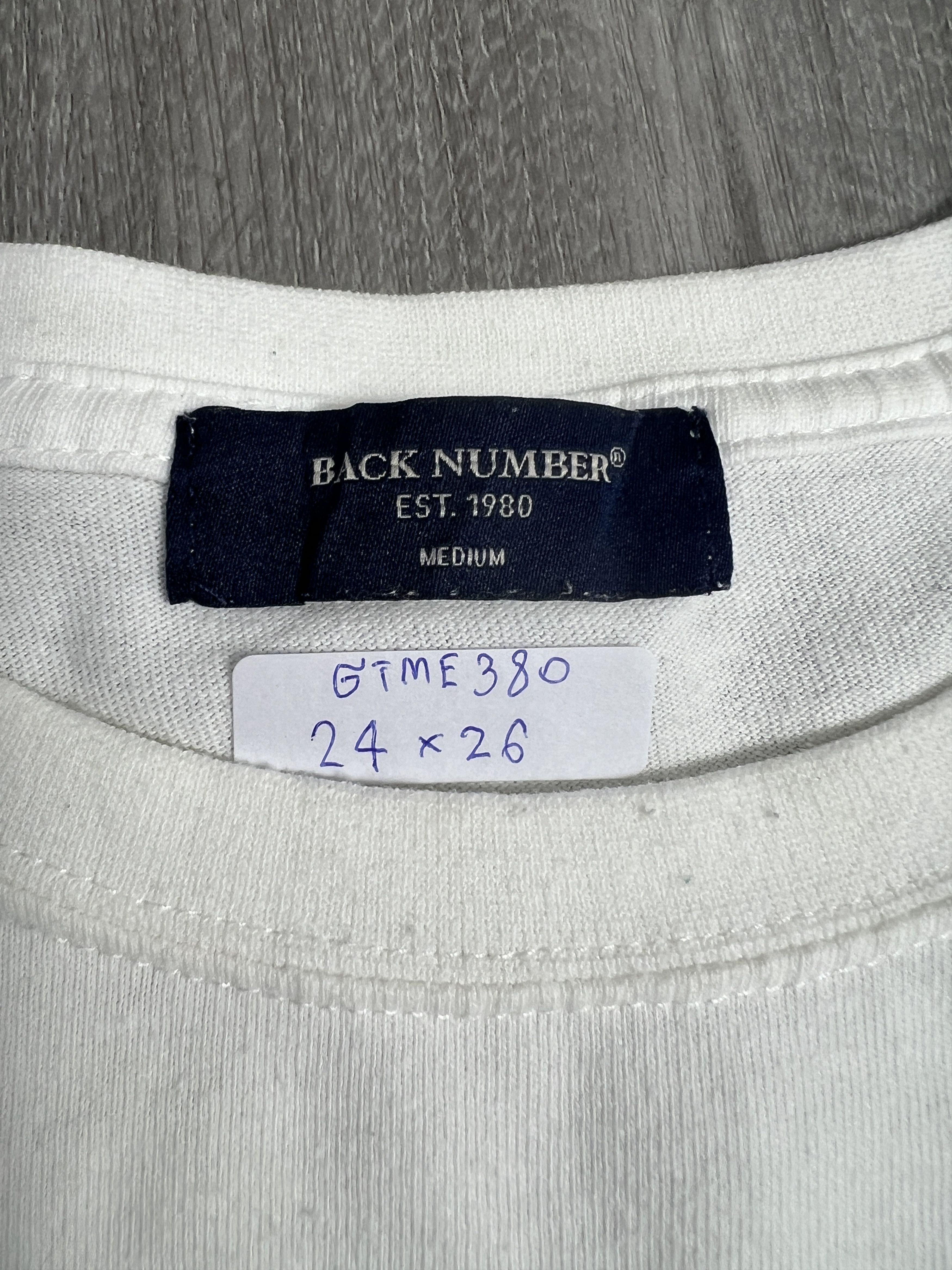 Japanese Brand Back Number Streetwear Y2K Art Crop Top Tee (M) GTME380 Size US M / EU 48-50 / 2 - 3 Thumbnail