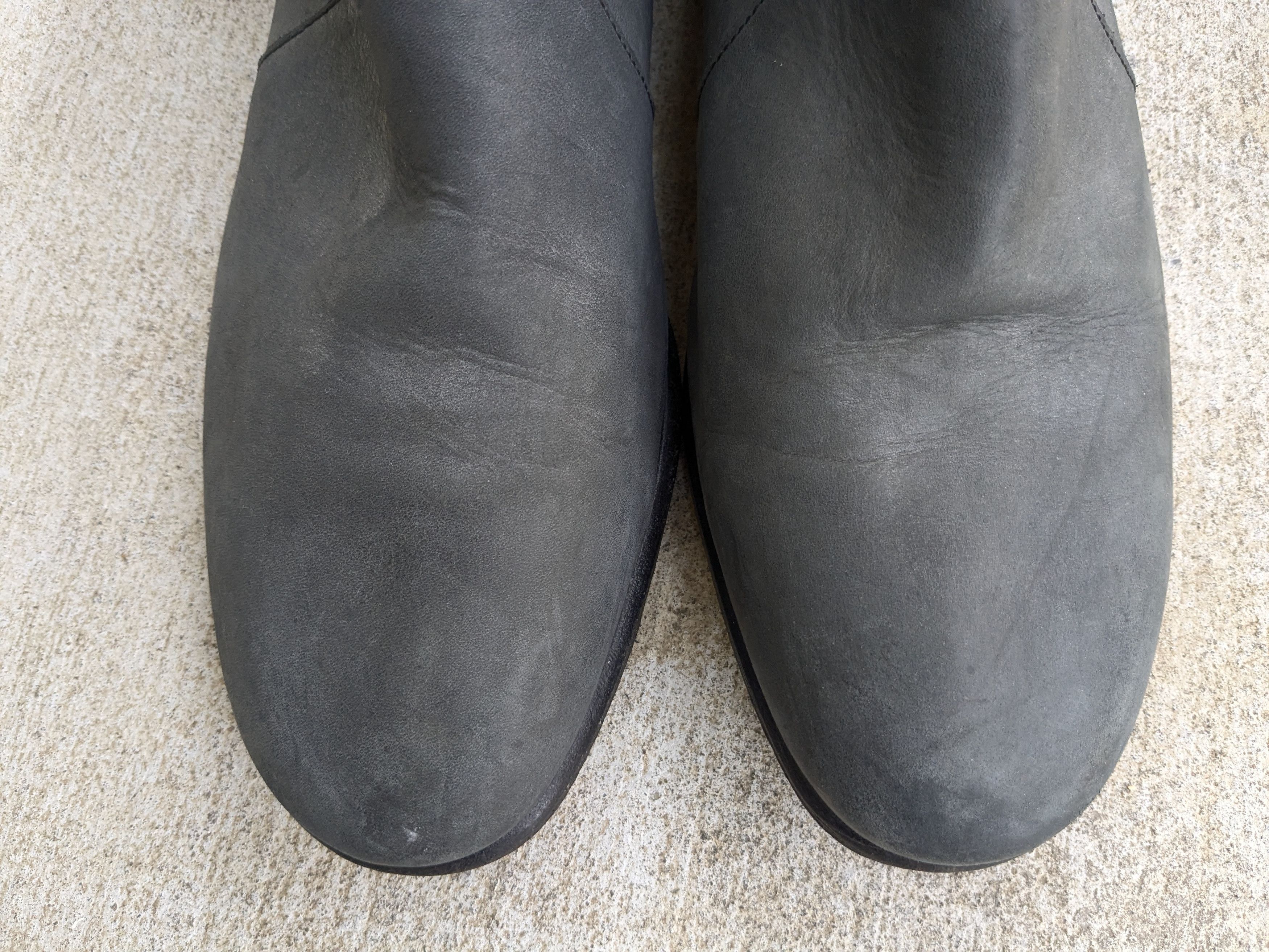 H&M × Maison Margiela Maison Margiela x H&M Boots Side Zip Black 10 43 Leather Size US 10 / EU 43 - 6 Thumbnail