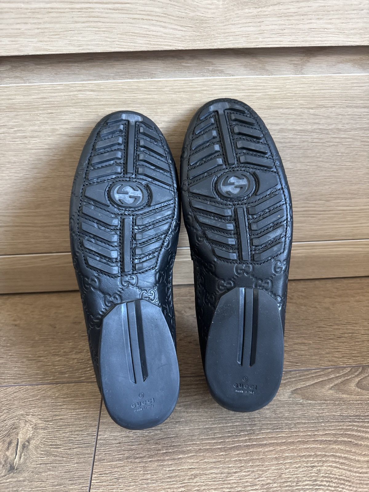 Gucci Gucci GG Embossed Leather Loafers US 10.5 (UK 9.5 – Black Size US 10.5 / EU 43-44 - 8 Thumbnail