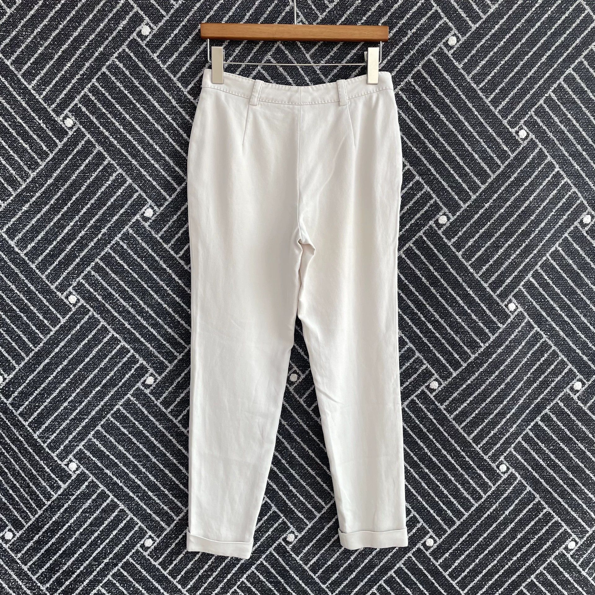 Loro Piana Loro Piana 99 New Off-White Chinos Women's 38 Size 26" / US 2 / IT 38 - 2 Thumbnail