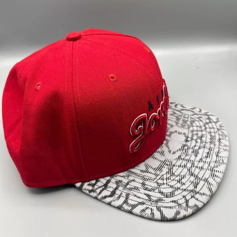 Jordan Brand Air Jordan Hat Men Red Cement Elephant Jumpman Snap Back Cap Size ONE SIZE - 3 Thumbnail