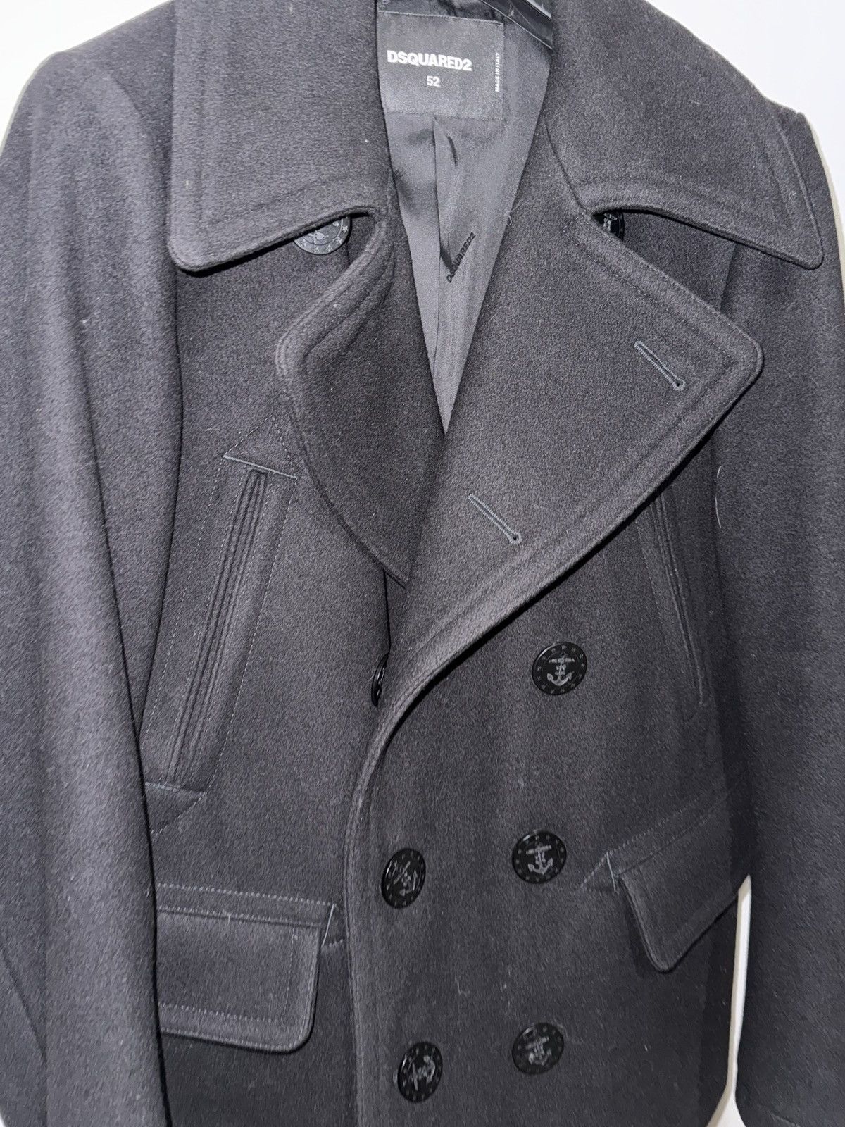 Dsquared2 Gorgeous classic double breasted peacoat by Dsquared Size US L / EU 52-54 / 3 - 3 Thumbnail