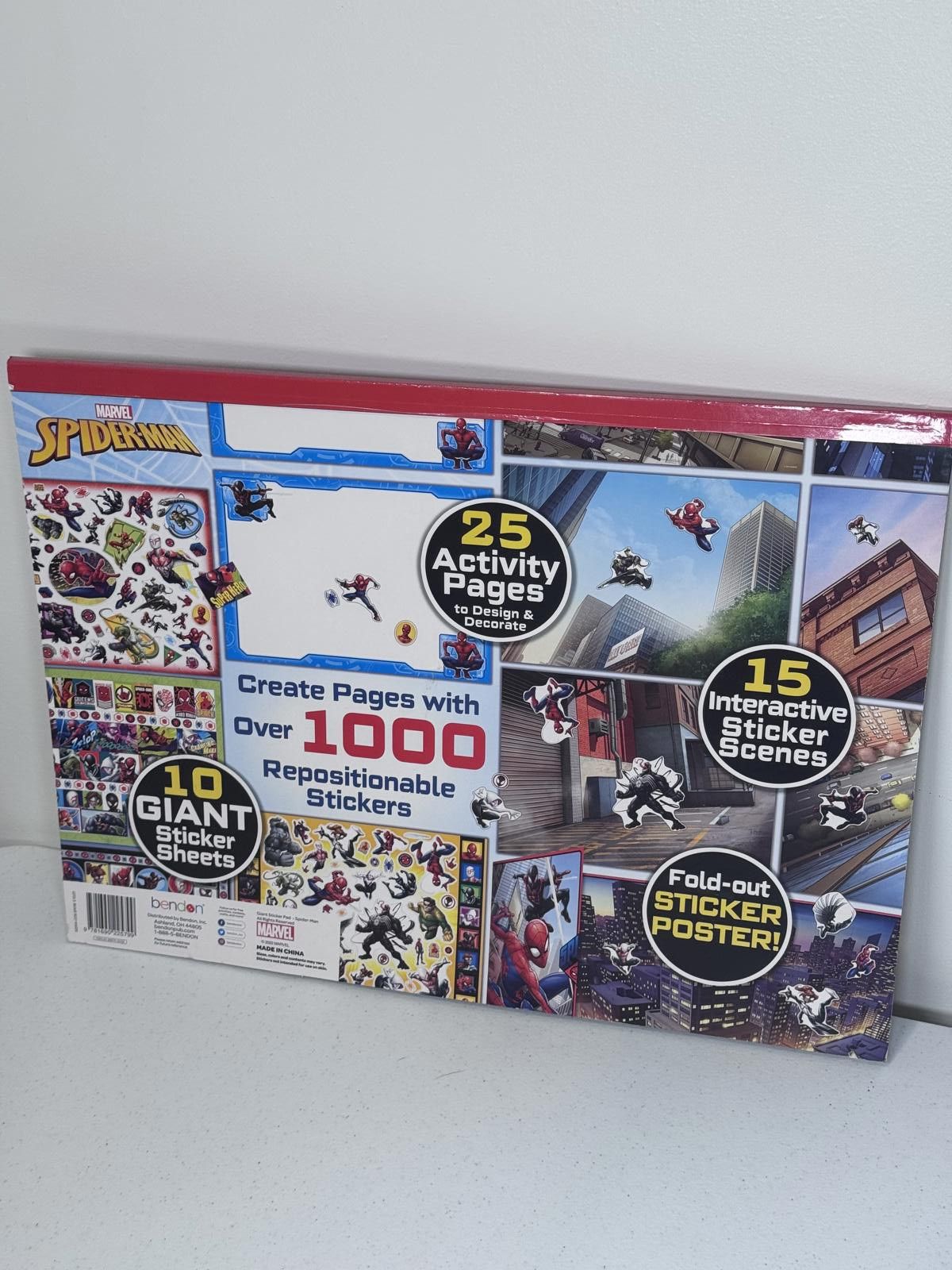 Marvel Comics Spider-Man Giant Sticker Activity Pad Size ONE SIZE - 2 Thumbnail