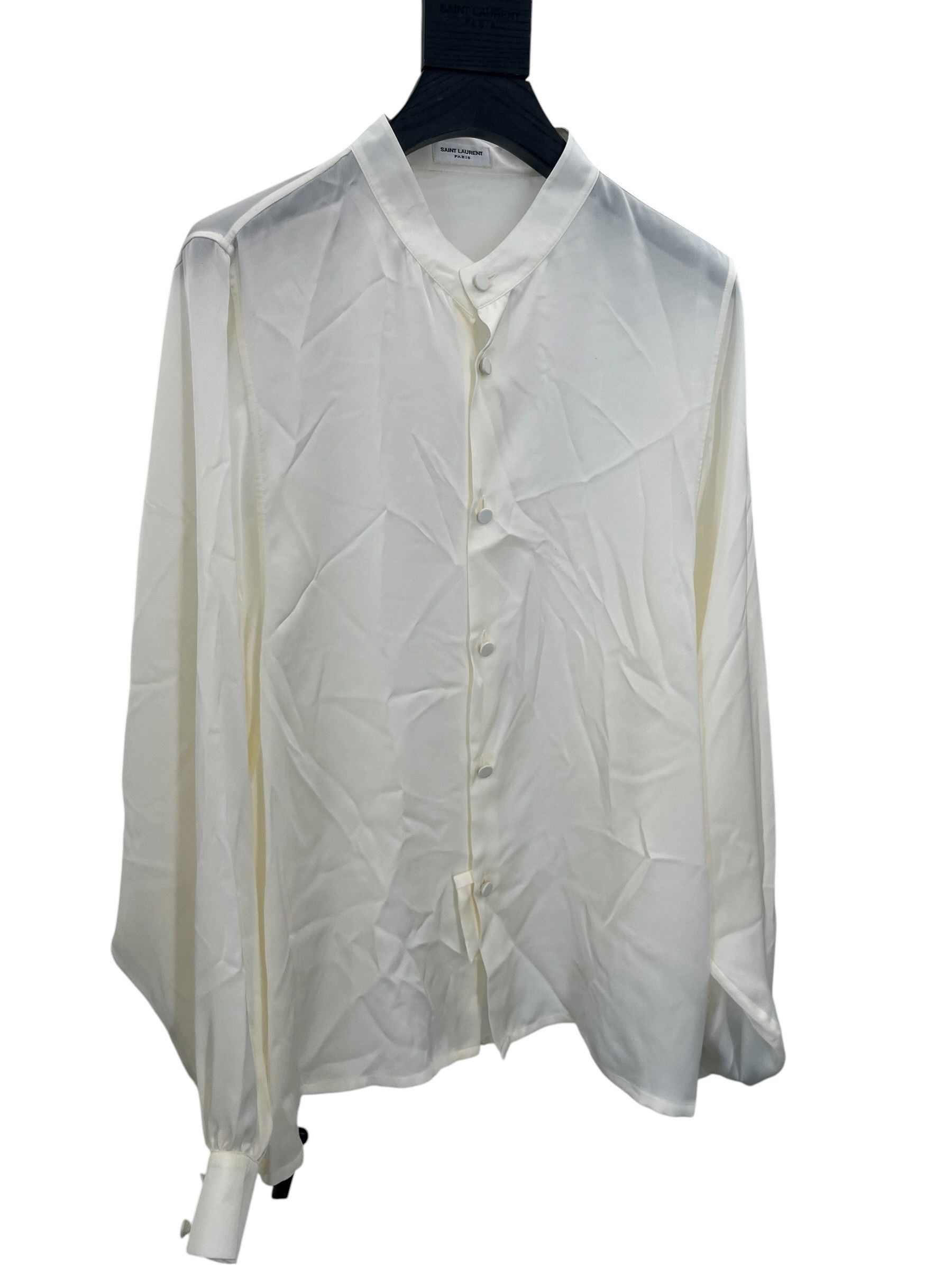 Saint Laurent Paris Saint Laurent Silk Shirt Size US S / EU 44-46 / 1 - 1 Thumbnail