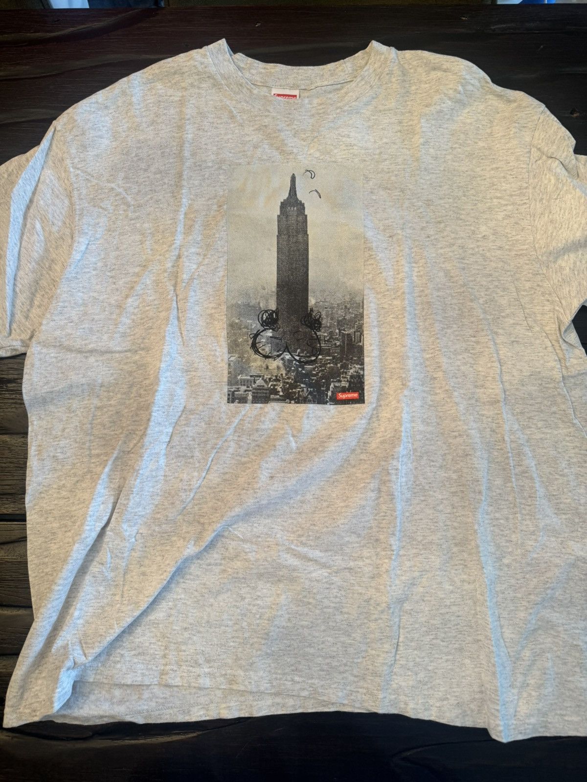 トップス Supreme the empire state building tee Supreme Mike Kelley The Empire State Building Tee Black