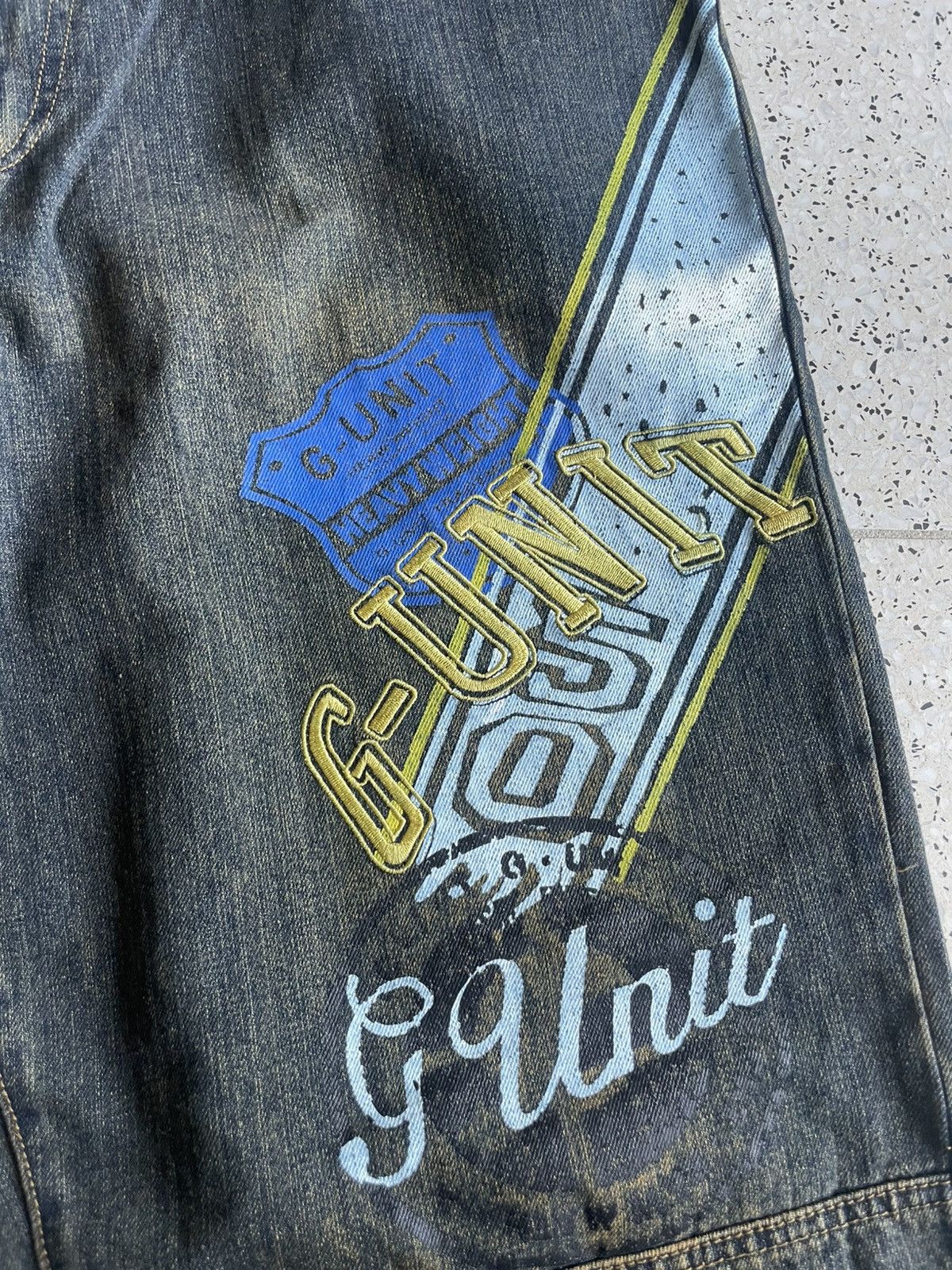 G-Unit G-UNIT Embroidered/Printed Baggy Denim Jeans 38 Size US 38 / EU 54 - 5 Thumbnail