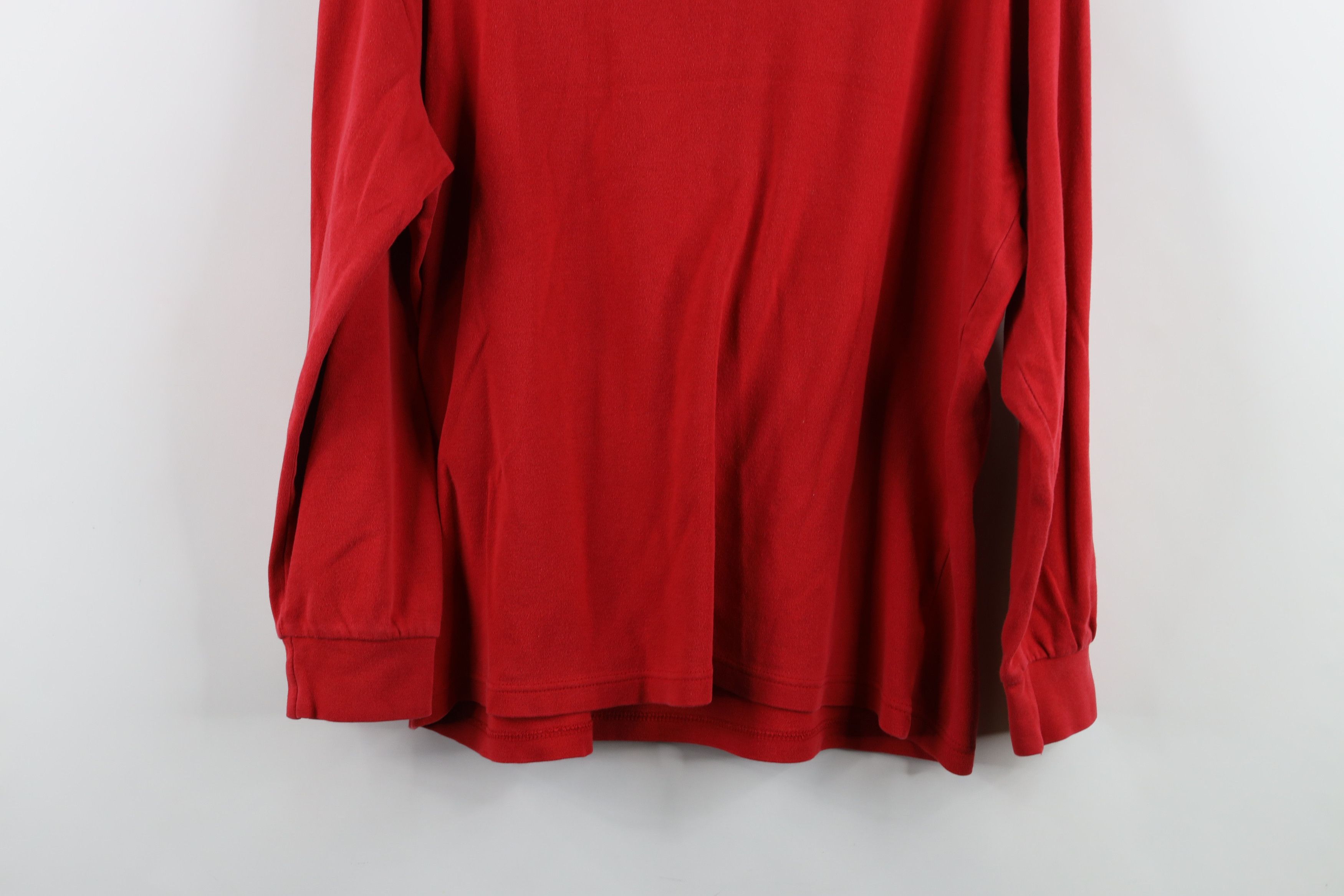 Vintage Vintage 90s Streetwear Blank Long Sleeve Turtleneck T-Shirt Size L / US 10 / IT 46 - 11 Thumbnail