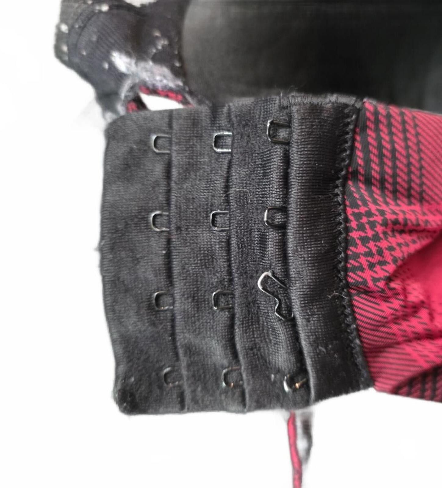 Other Torrid Curve Xo Red & Black Plaid Lace Push Up Bra Size 48DD Size ONE SIZE - 10 Thumbnail