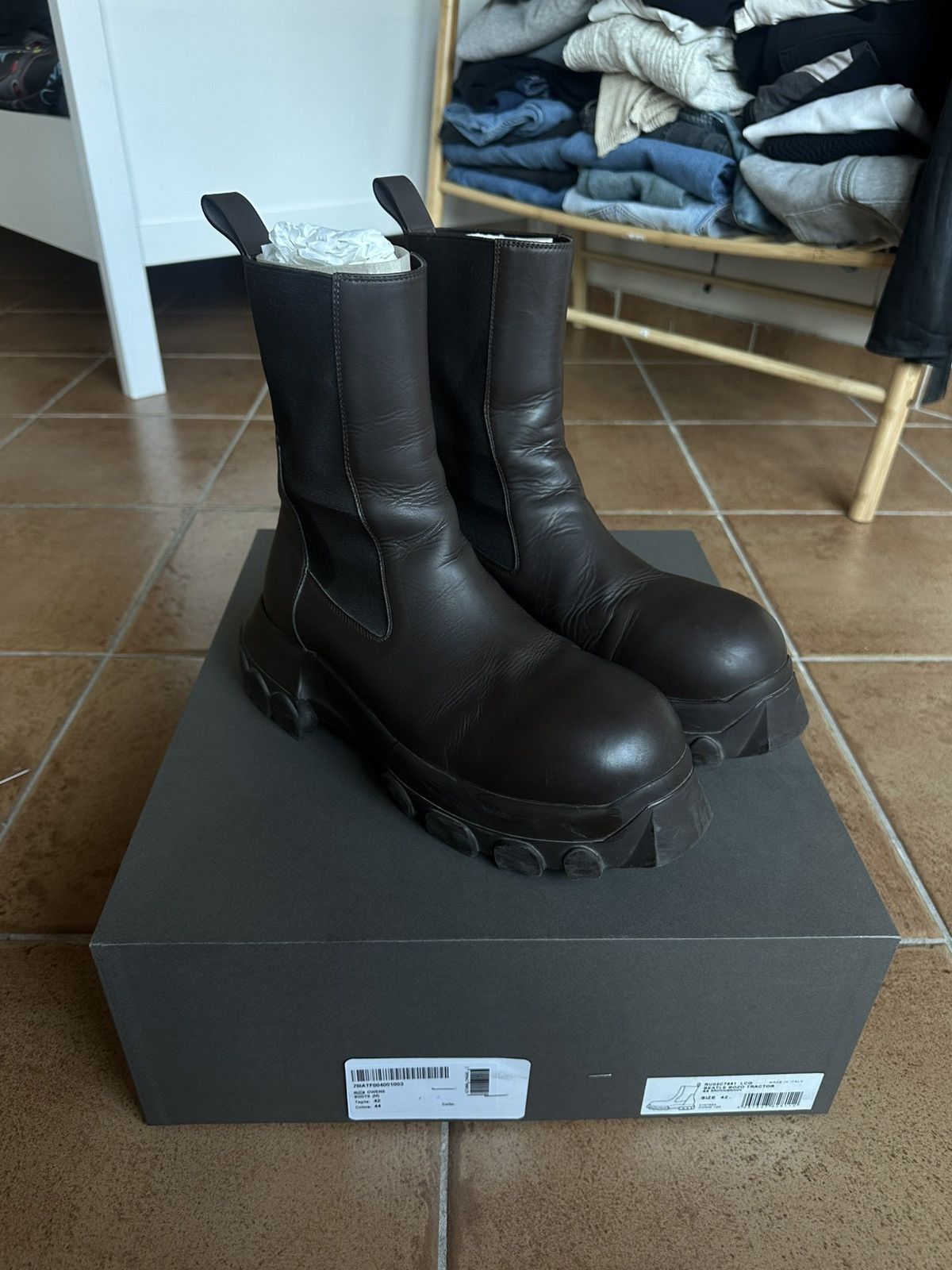 Rick Owens Rick Owens FW23 Beatle Bozo Tractor Boots | Grailed