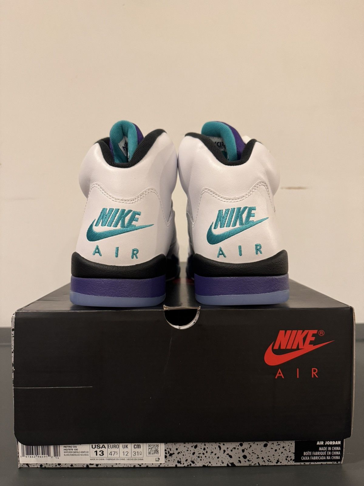 Jordan Brand Jordan 5 Retro Grape 2025 Size US 13 / EU 46 - 3 Thumbnail
