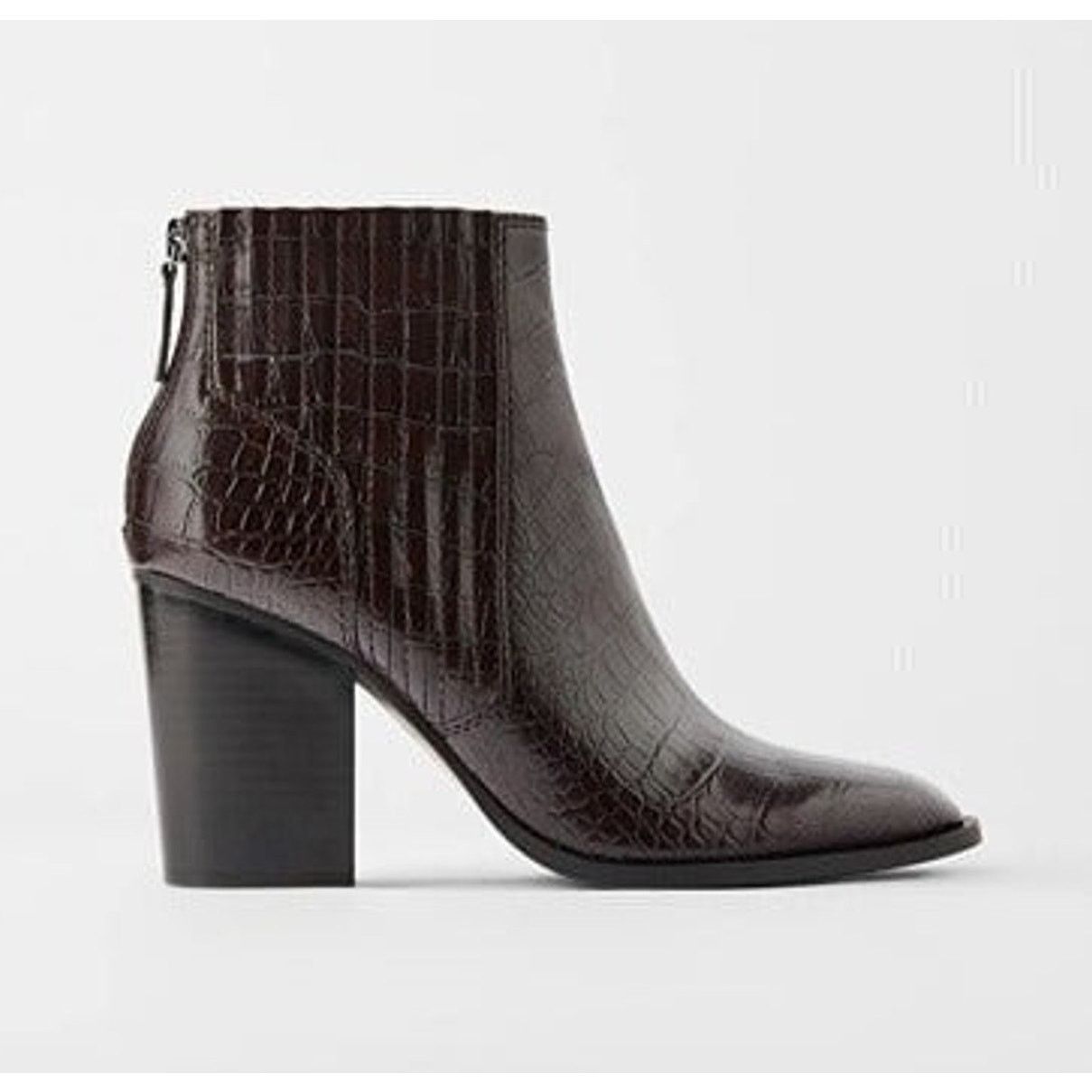 Zara ZARA Heeled Ankle Boots NWT Size US 10 / IT 40 - 8 Thumbnail