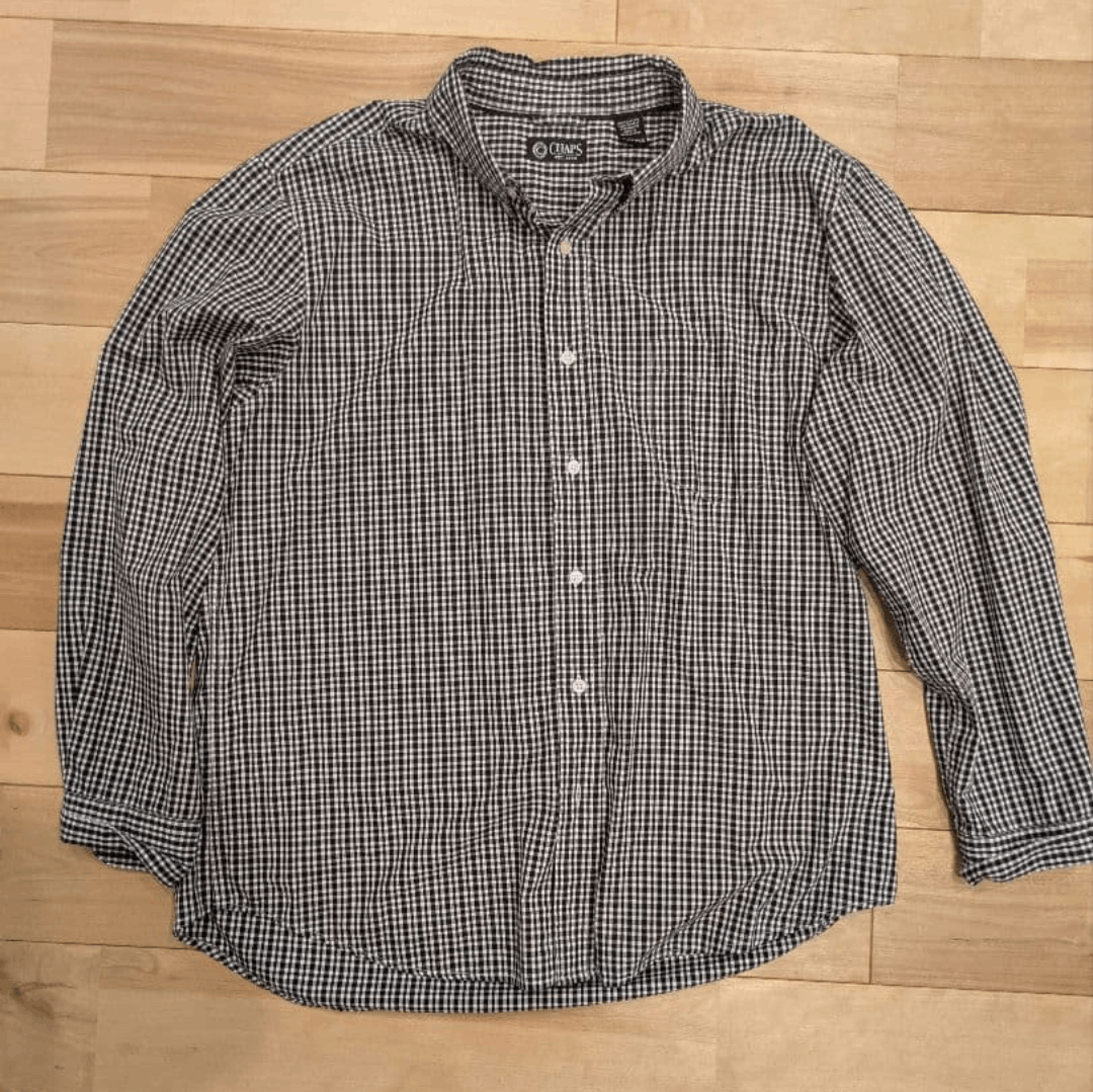 Chaps Ralph Lauren Excellent Condition CHAPS Gingham Check Long Sleeve Shirt Size US XL / EU 56 / 4 - 6 Thumbnail