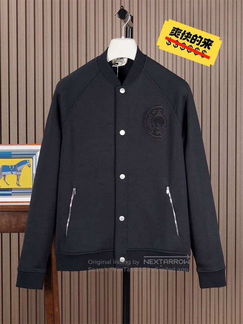 Hermes Hermes Men's Baseball Jacket Size US L / EU 52-54 / 3 - 1 Thumbnail