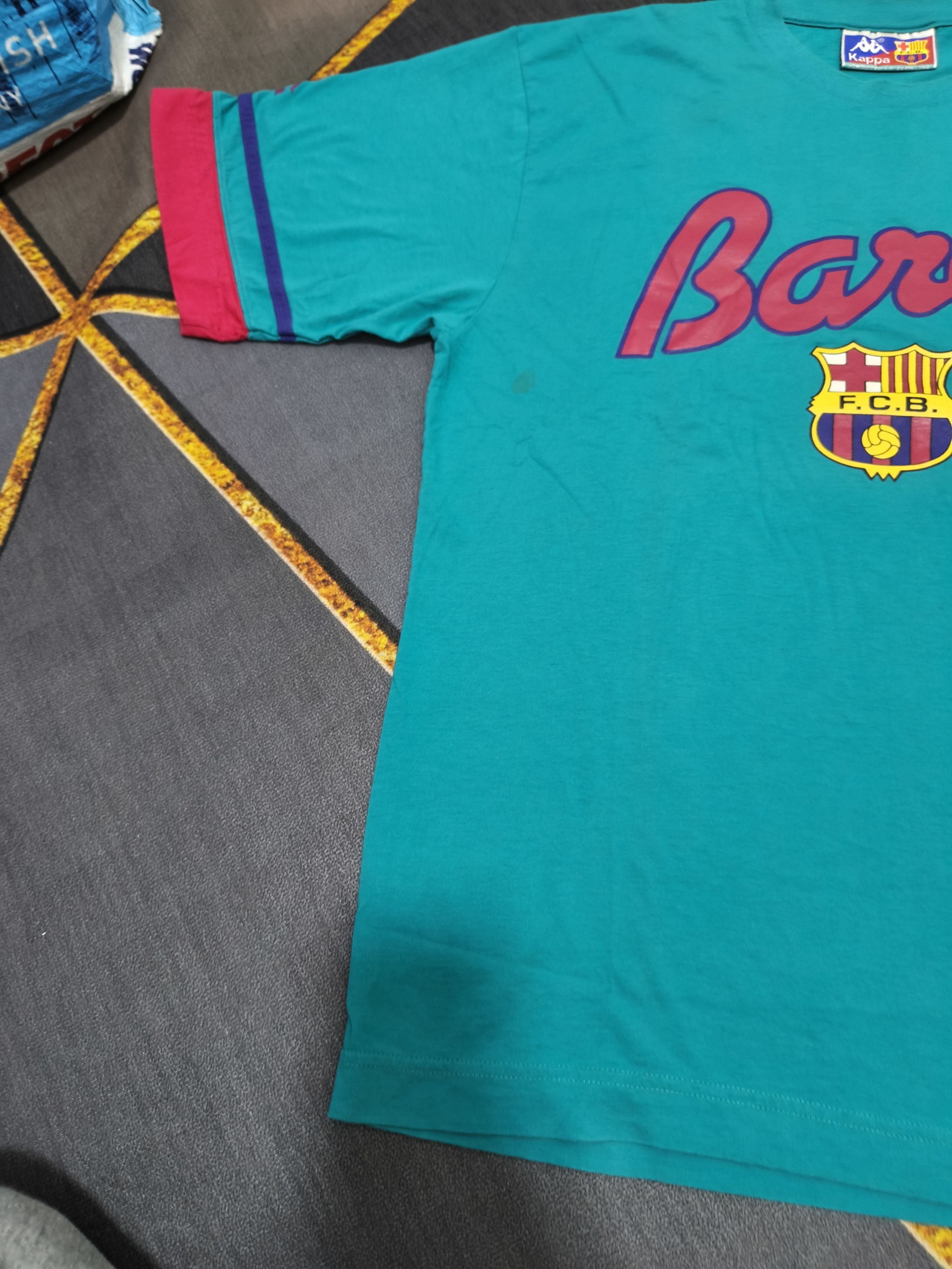 Kappa Vintage 90s Kappa FC Barcelona Barca Tee | Styled in Italy Size US M / EU 48-50 / 2 - 5 Thumbnail