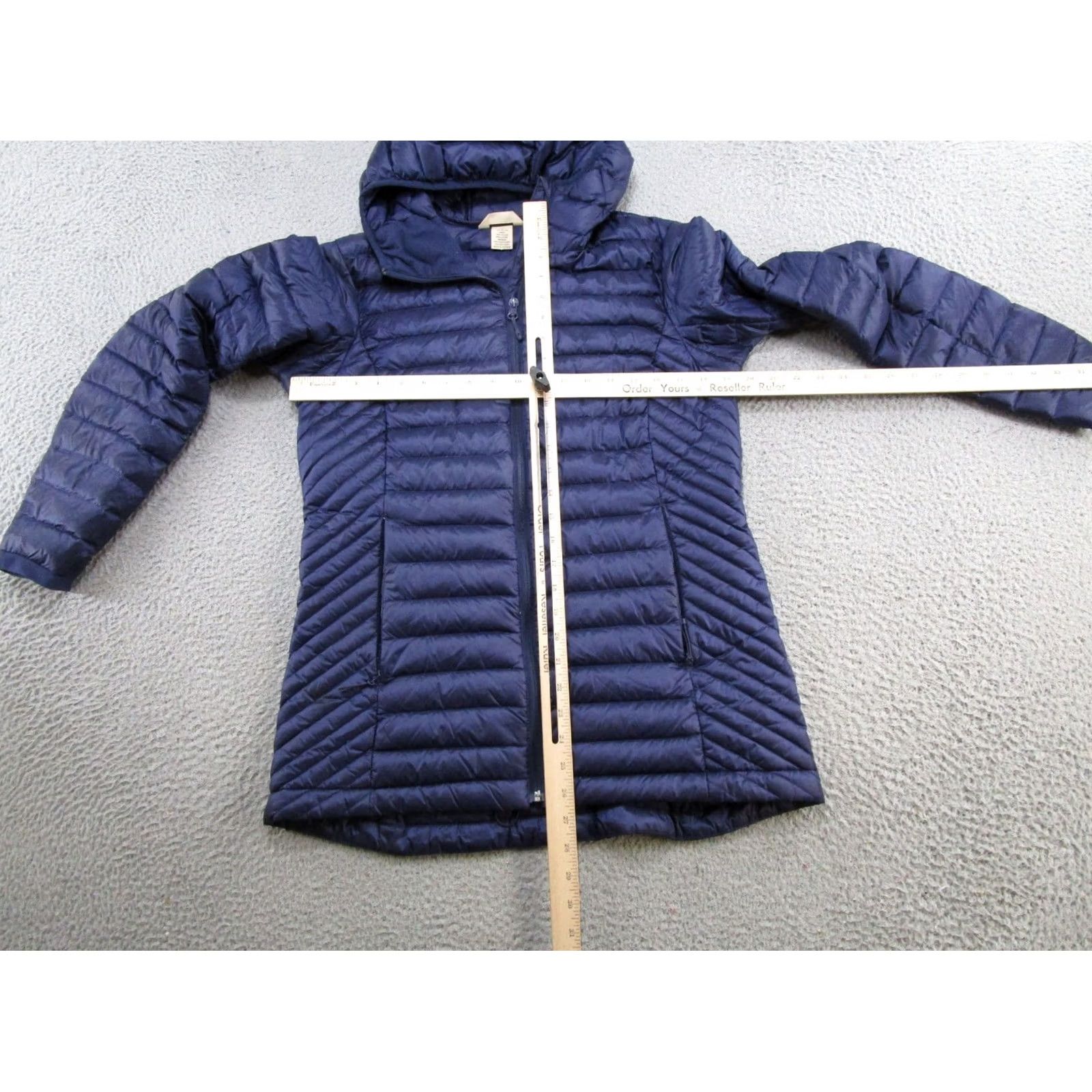 Vintage Duluth Blue 650 Duck Filled Down Right Jacket Womens S Full Zip Pertex Quantum Parka Hooded Mid-Length Zip Off 1st Item Adult Womens Size S / US 4 / IT 40 - 4 Thumbnail