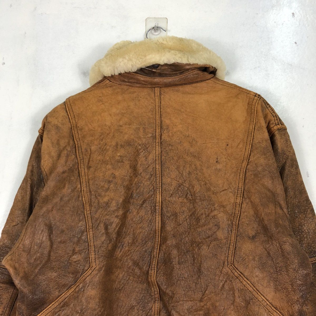 Vintage Mens Robbo Leather Military Jacket Size US M / EU 48-50 / 2 - 8 Thumbnail