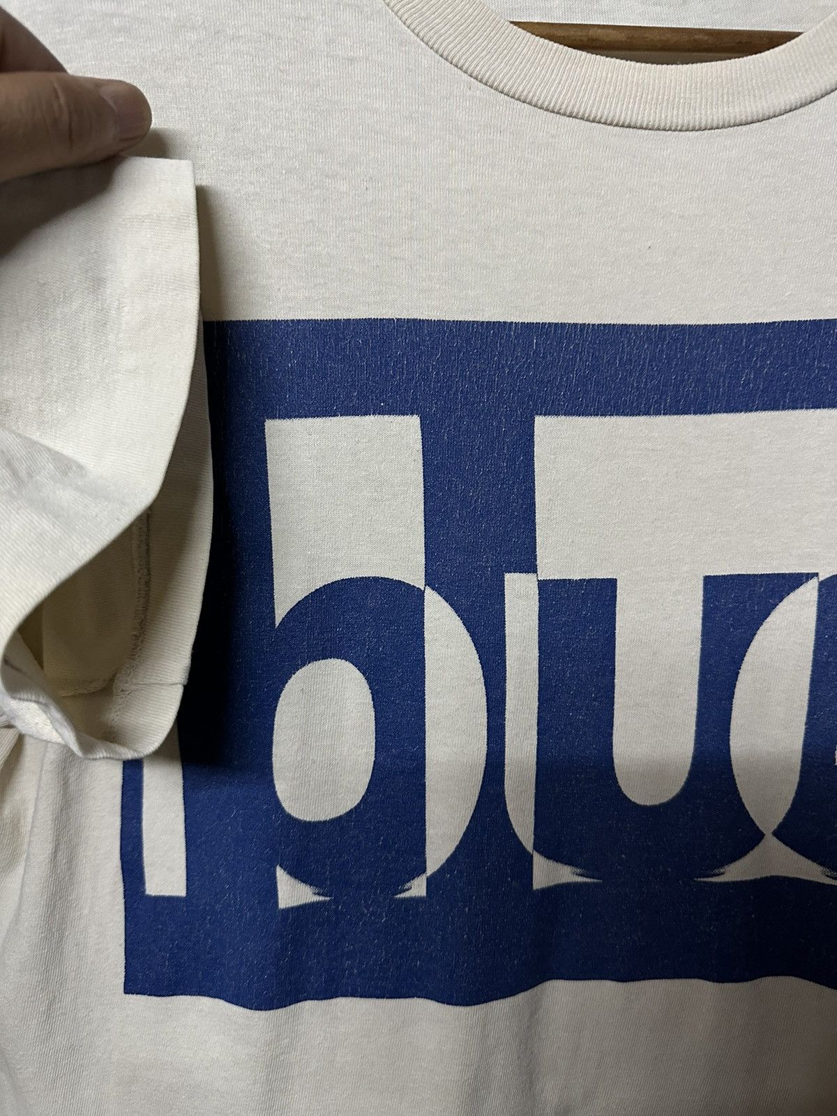 Blue Blue Japan × Japanese Brand × Vintage Vintage Blue Blue Japan Single Stitch Tee Size US M / EU 48-50 / 2 - 6 Thumbnail