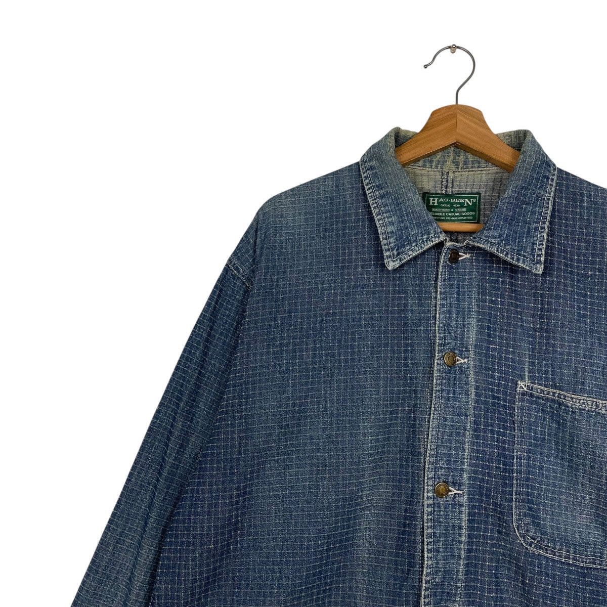 Japanese Brand Japanese Brand Has Been Sashiko Denim Jacket Size US L / EU 52-54 / 3 - 6 Thumbnail