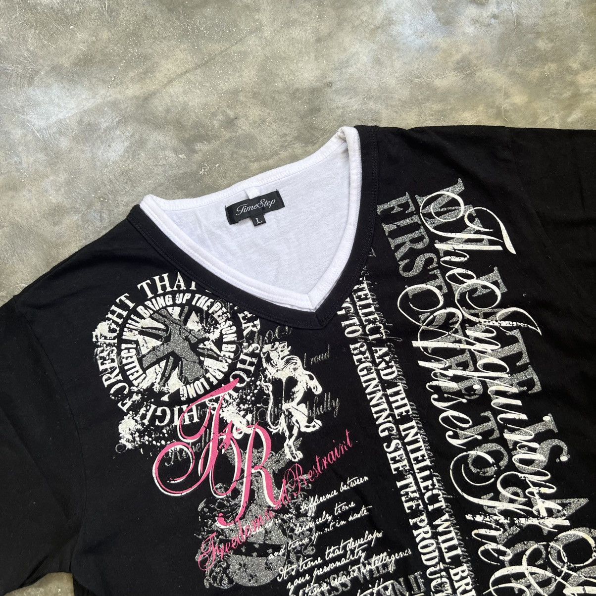 Tornado Mart 2000s Time Step Vkei Style Poem T-Shirt Size US L / EU 52-54 / 3 - 2 Thumbnail