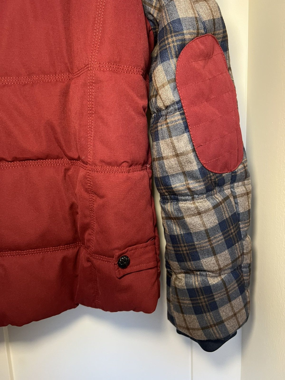 A&G Rock Vintage S135 Sparta Denim World modular plaid puffer jacket Size US L / EU 52-54 / 3 - 18 Thumbnail