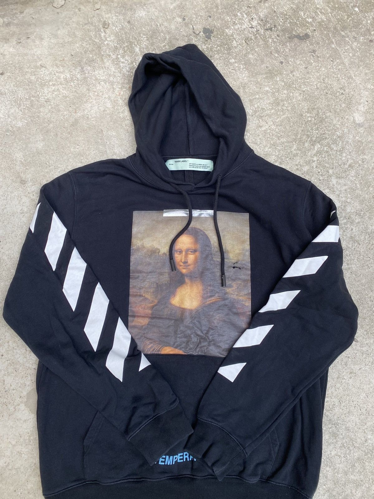 Off-White Off-White Mona Lisa Temperature black Over Hoodie Size US L / EU 52-54 / 3 - 14 Thumbnail