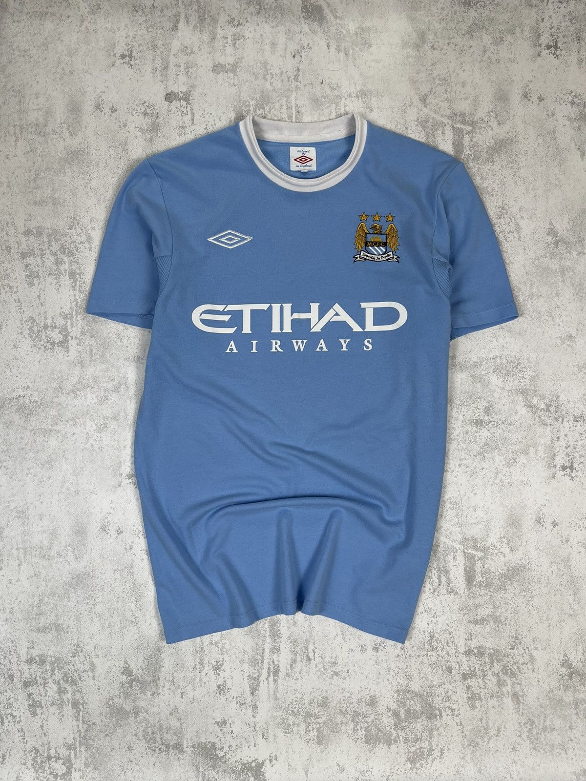 Umbro 2009/10 Manchester City Home Jersey | Umbro Tailored Tech Size US M / EU 48-50 / 2 - 1 Thumbnail